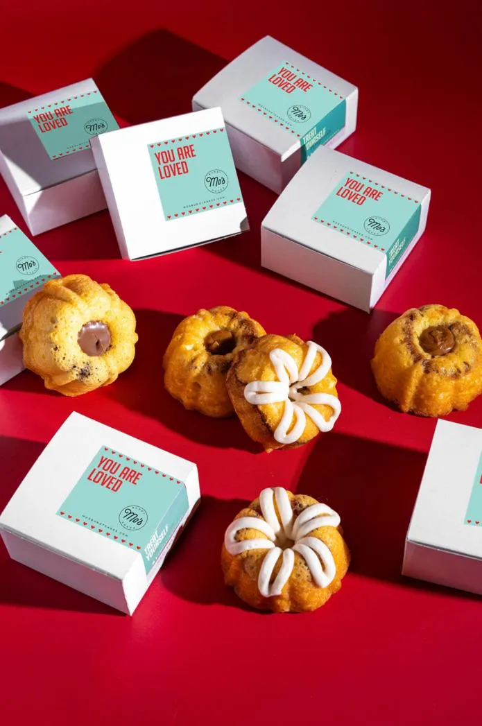 Valentine's Mini Bundt Cake Gift Box by Mo's Bundt Cakes