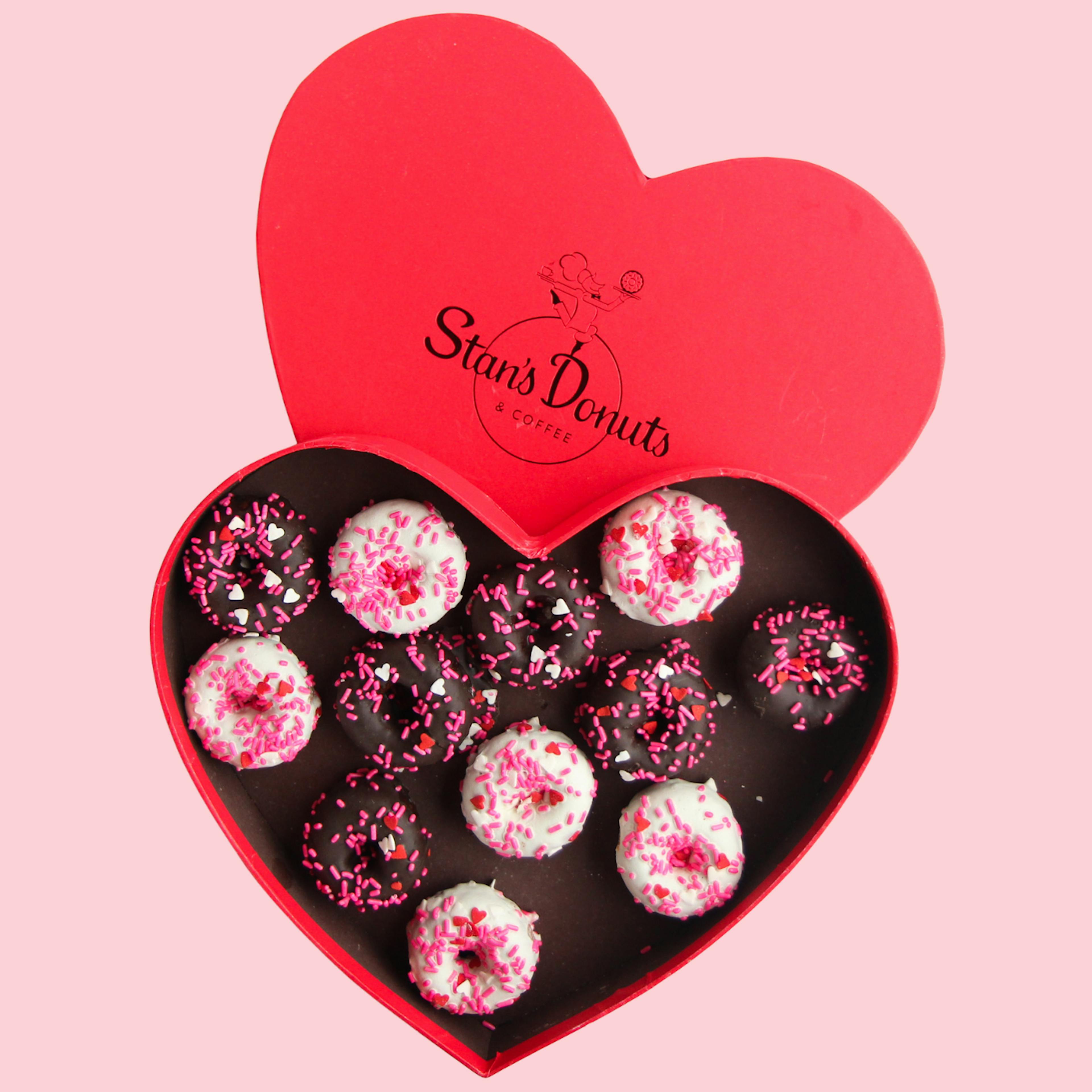 Valentine’s Day Mini Donut Combo - 12 Pack by Stan's Donuts