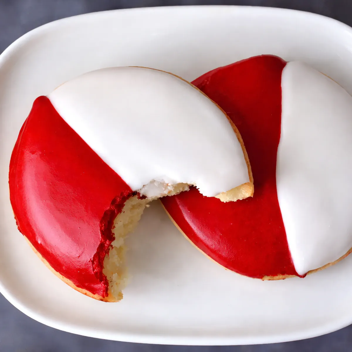 Mini Red & White Cookies - 8 Pack by Bagel Boss