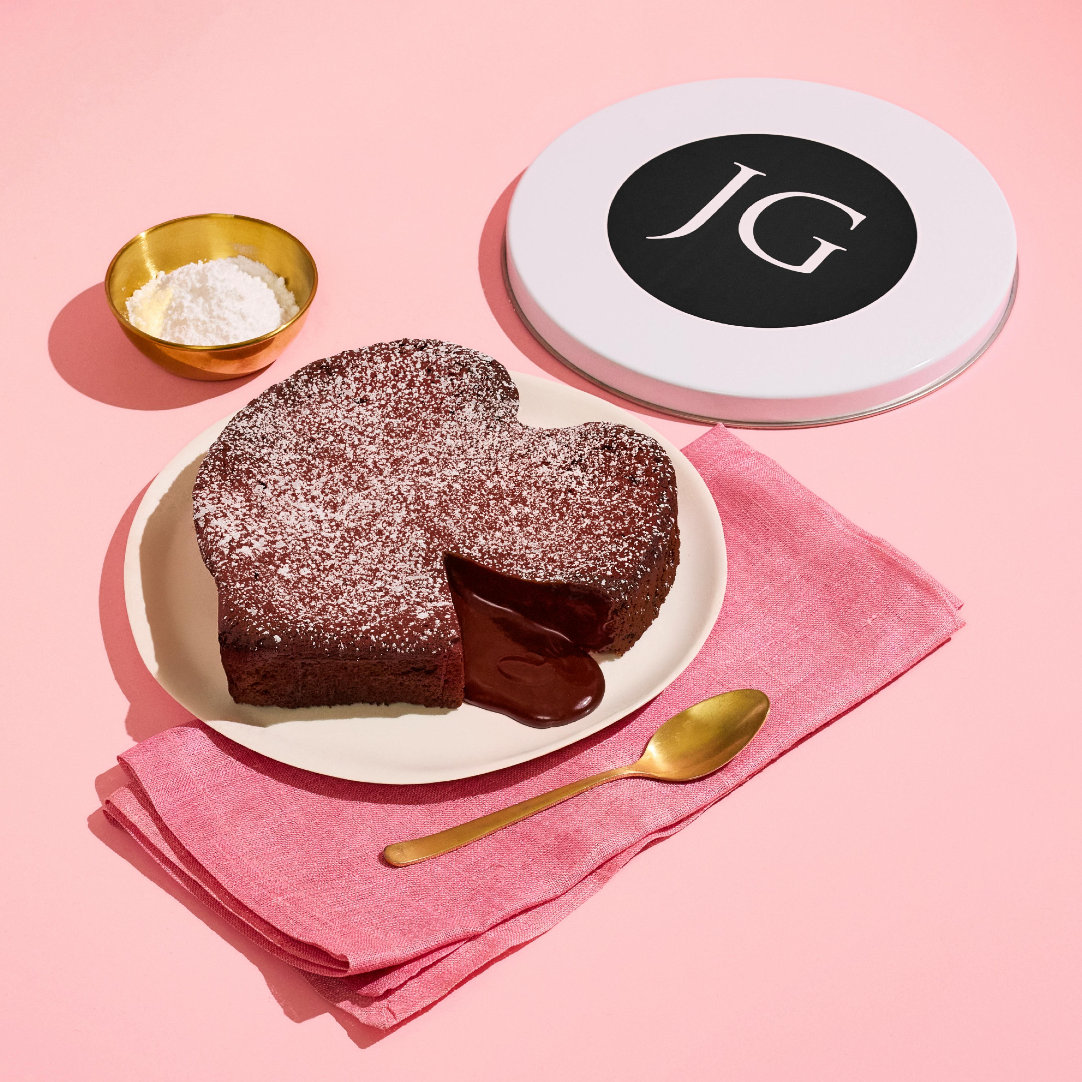 Heart Shaped Molten Red Velvet Cake by Jean-Georges | Goldbelly