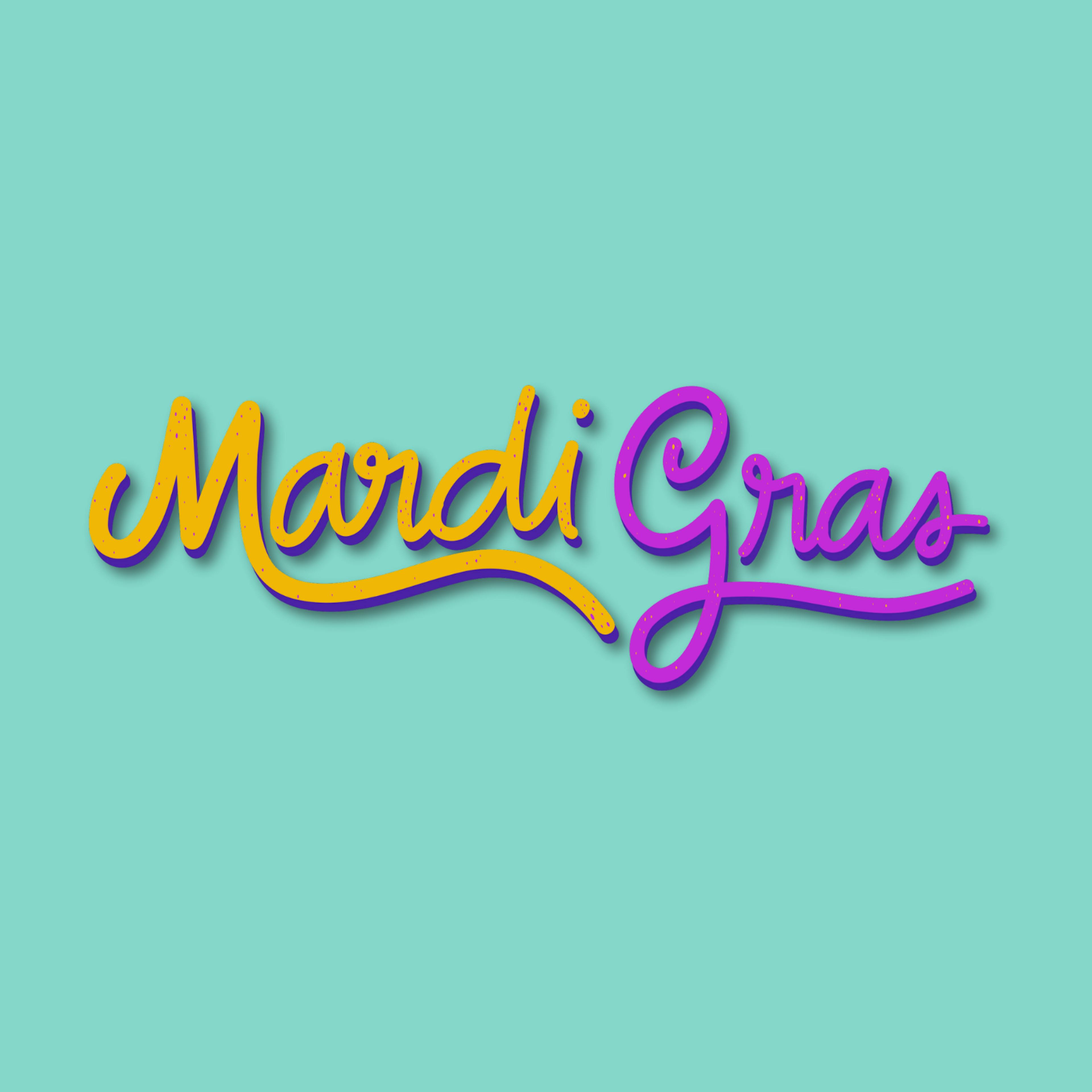 "Let the Good Times Roll" Mardi Gras Banana Bread - 6 Pack by Maui Banana Bread Co - Alternate image 1