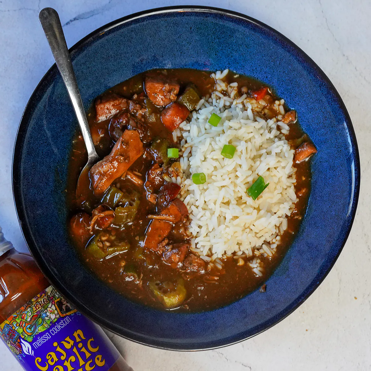 Smoked Chicken + Sausage Okra Gumbo for 6-8 by Melissa Cookston's Memphis BBQ - Alternate image 1