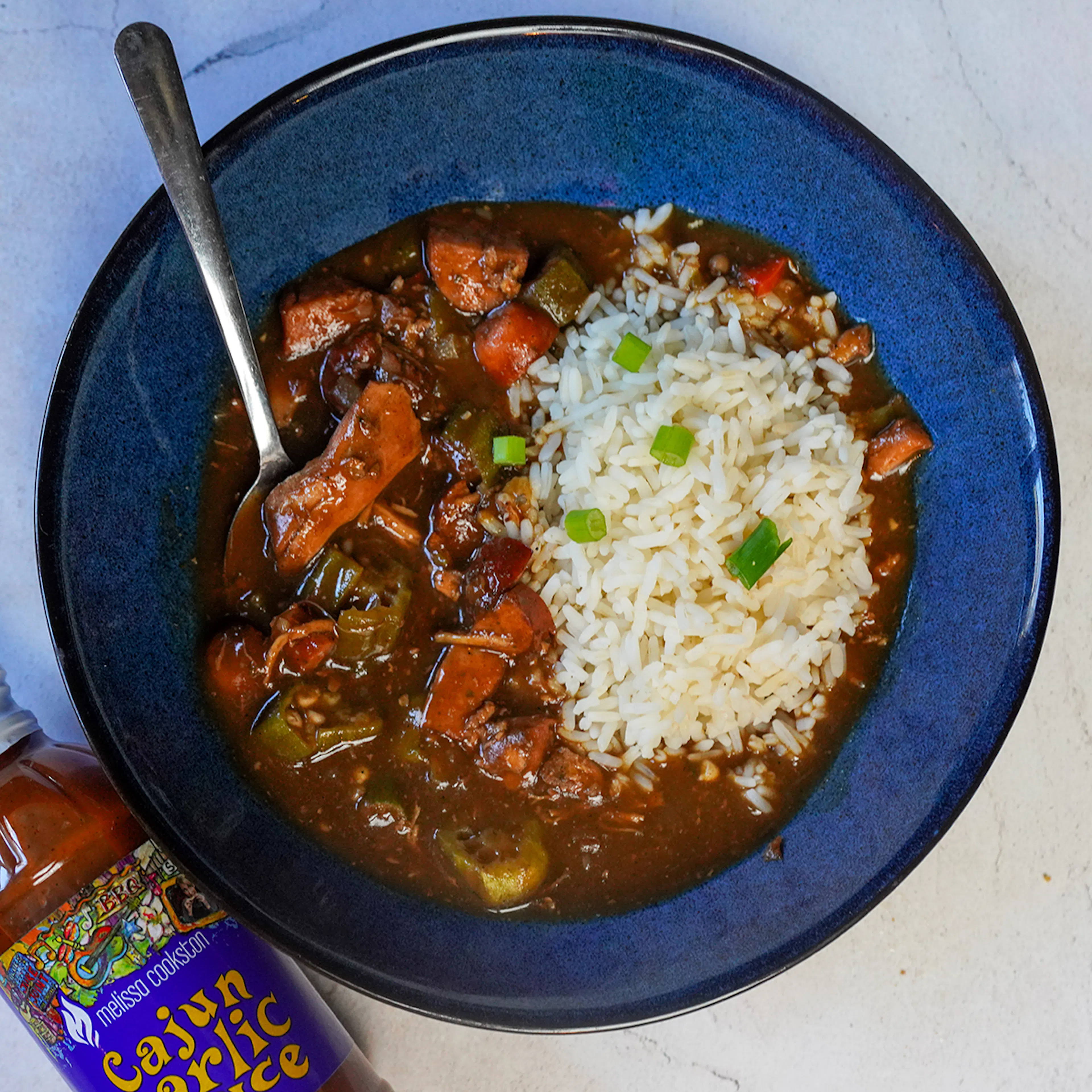 Smoked Chicken + Sausage Okra Gumbo for 6-8 by Melissa Cookston's Memphis BBQ - Alternate image 1
