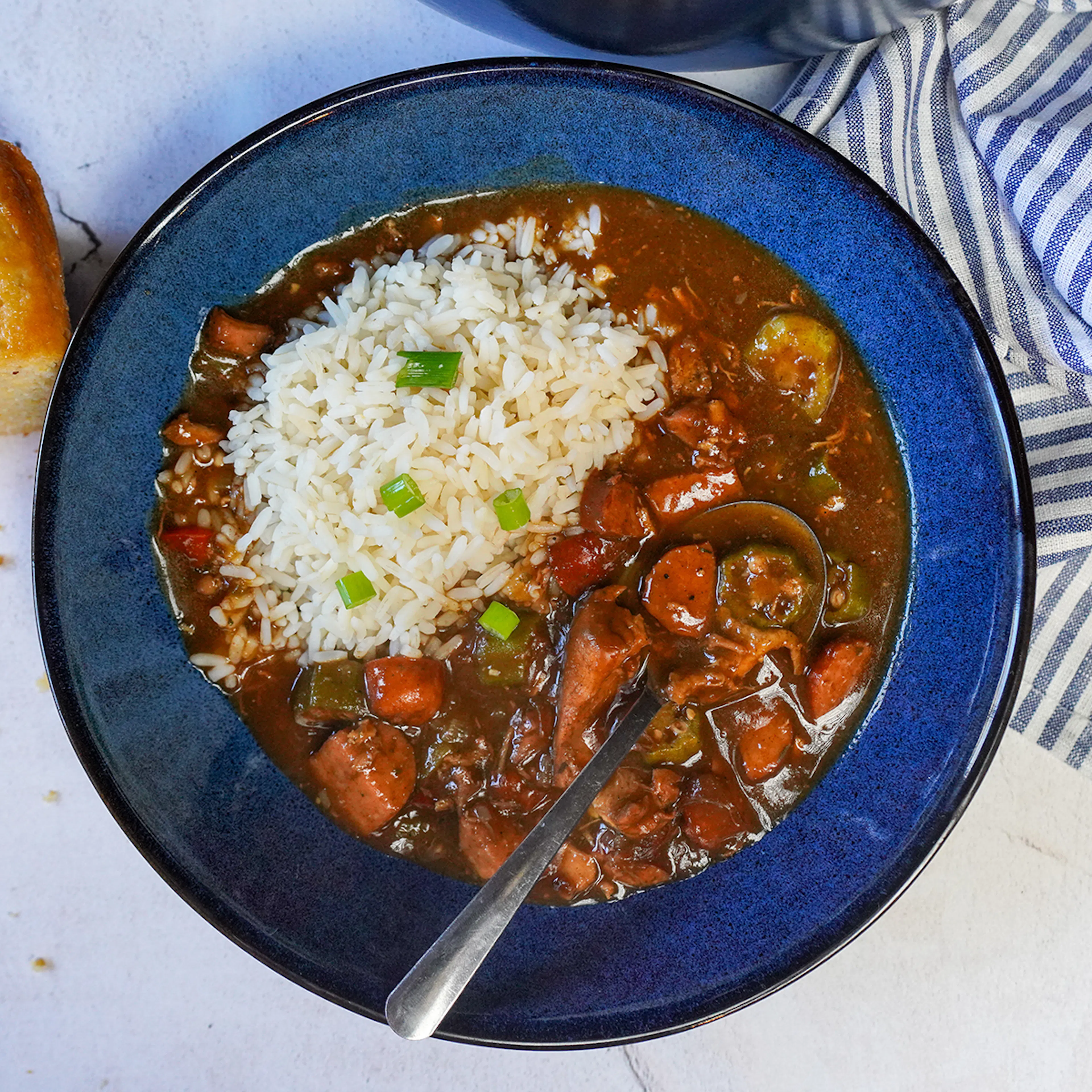 Smoked Chicken + Sausage Okra Gumbo for 6-8 by Melissa Cookston's Memphis BBQ