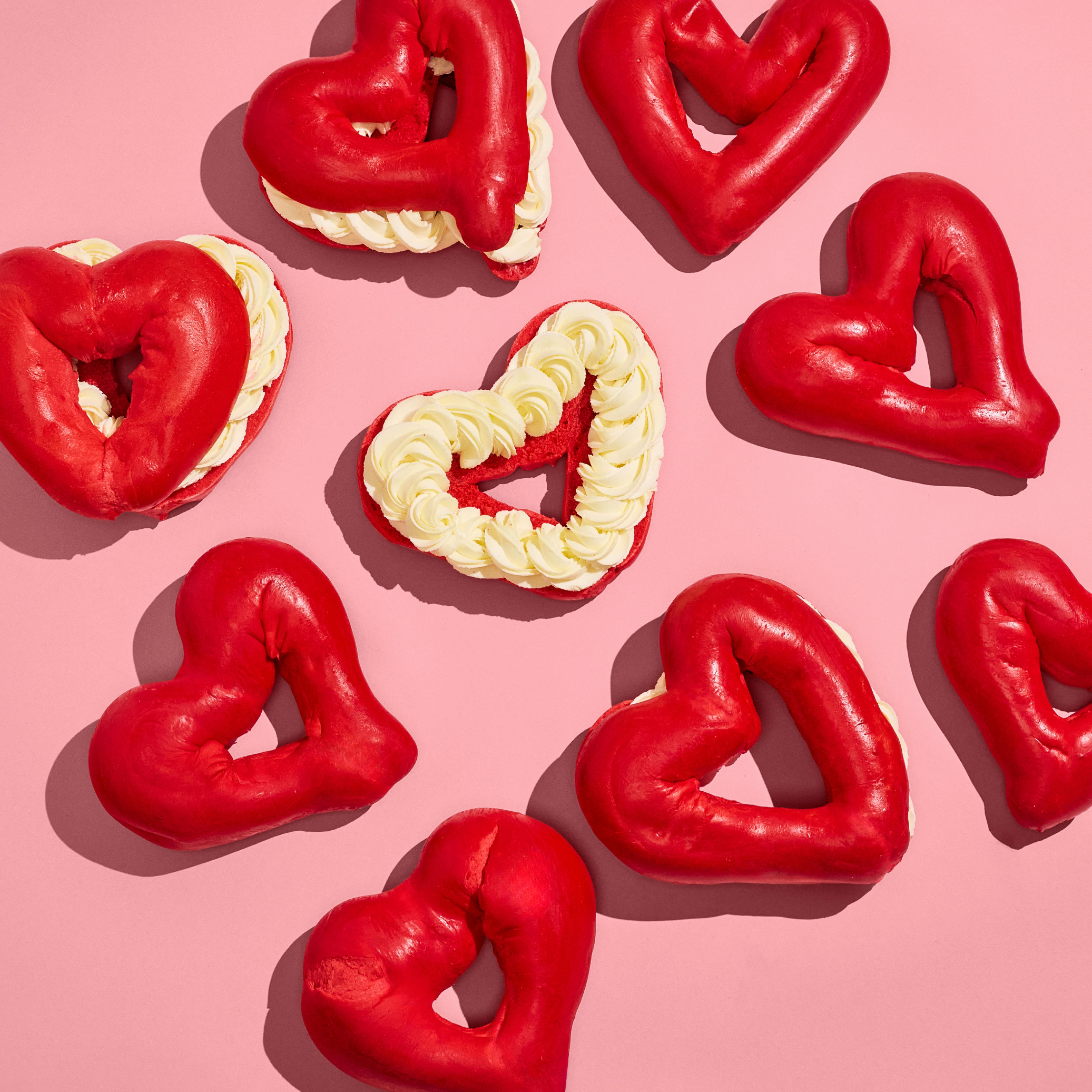 Heart-Shaped Bagel Dozen by The Bagel Nook - Alternate image 1