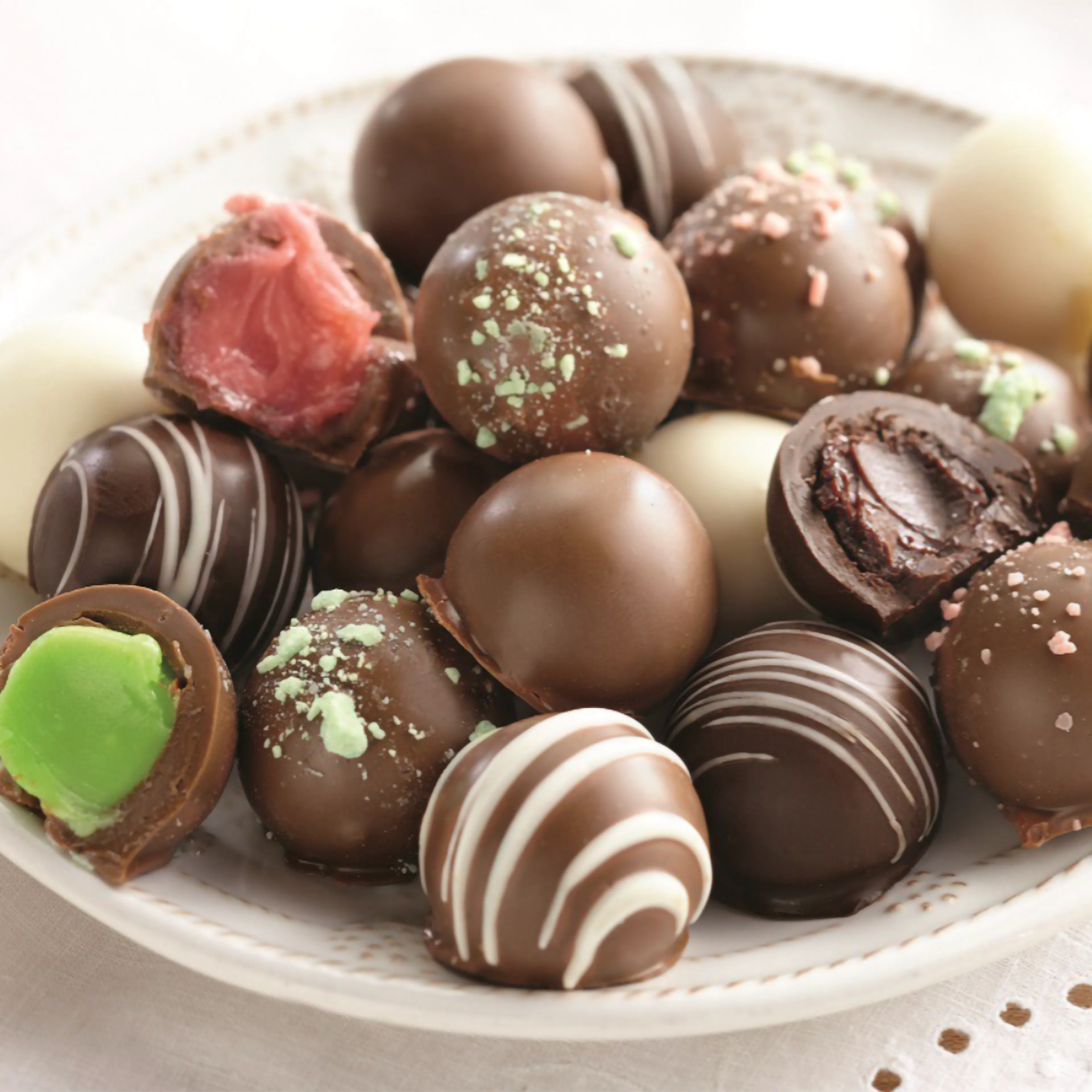 Handmade Chocolate Truffles - 24 Pack by Savannah's Candy Kitchen - Alternate image 1