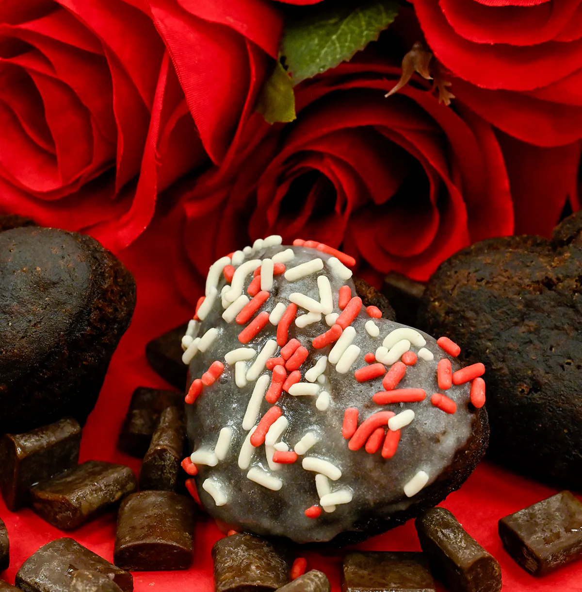 Valentine's Day Mini Heart-Shaped Donut Kit - 10 Pack by Grindstone Donuts - Alternate image 3