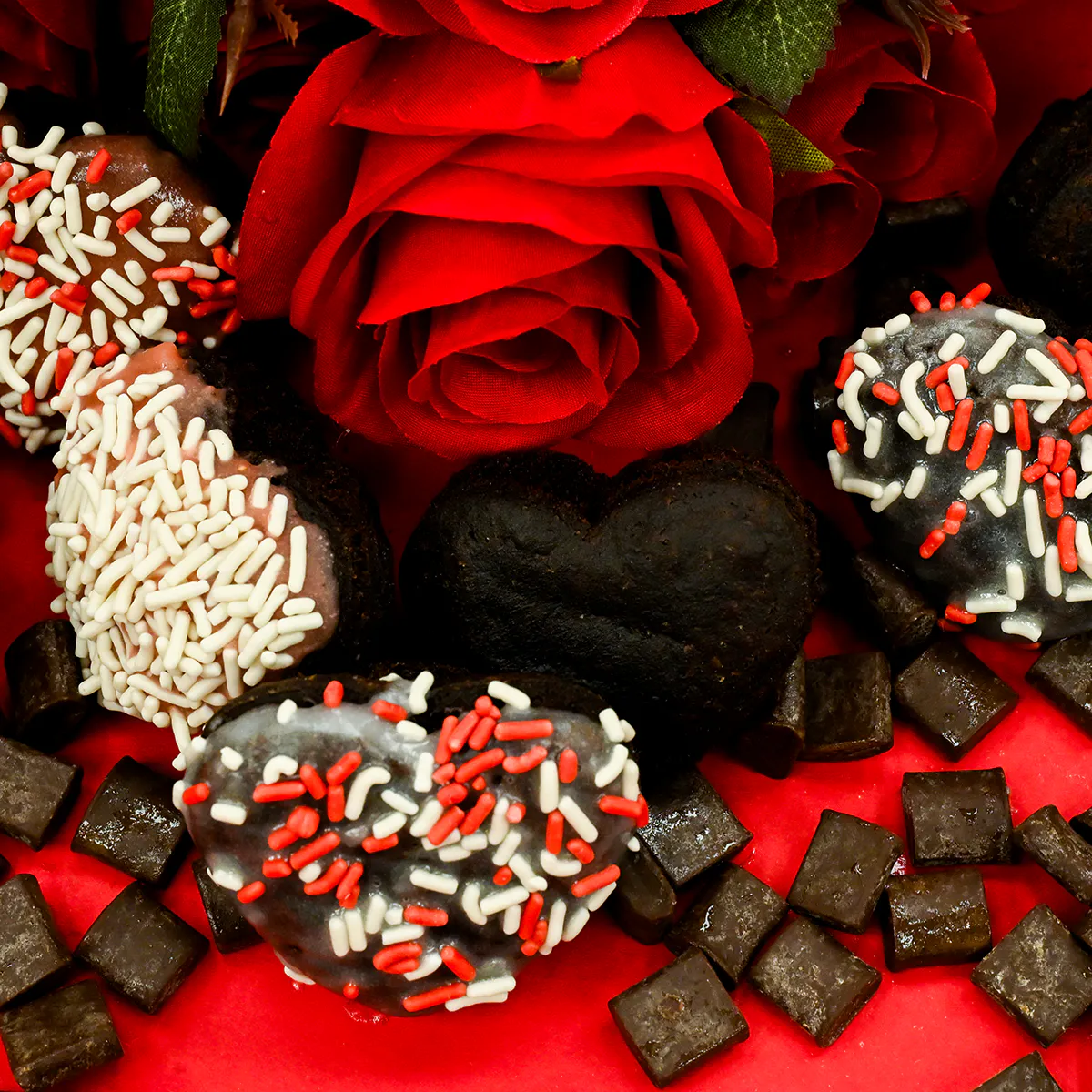 Valentine's Day Mini Heart-Shaped Donut Kit - 10 Pack by Grindstone Donuts - Alternate image 2