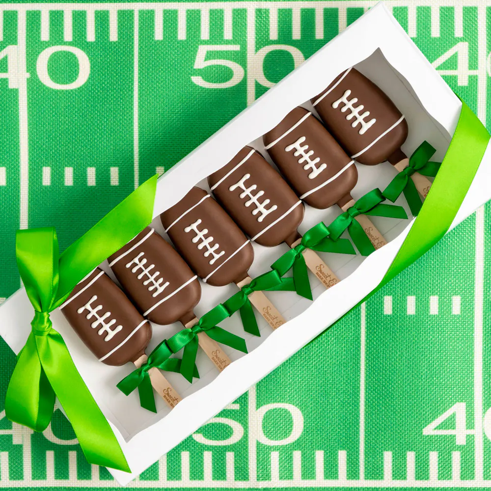 Football Cakesicles - 6 Pack by Sweet E's Bake Shop - Alternate image 1