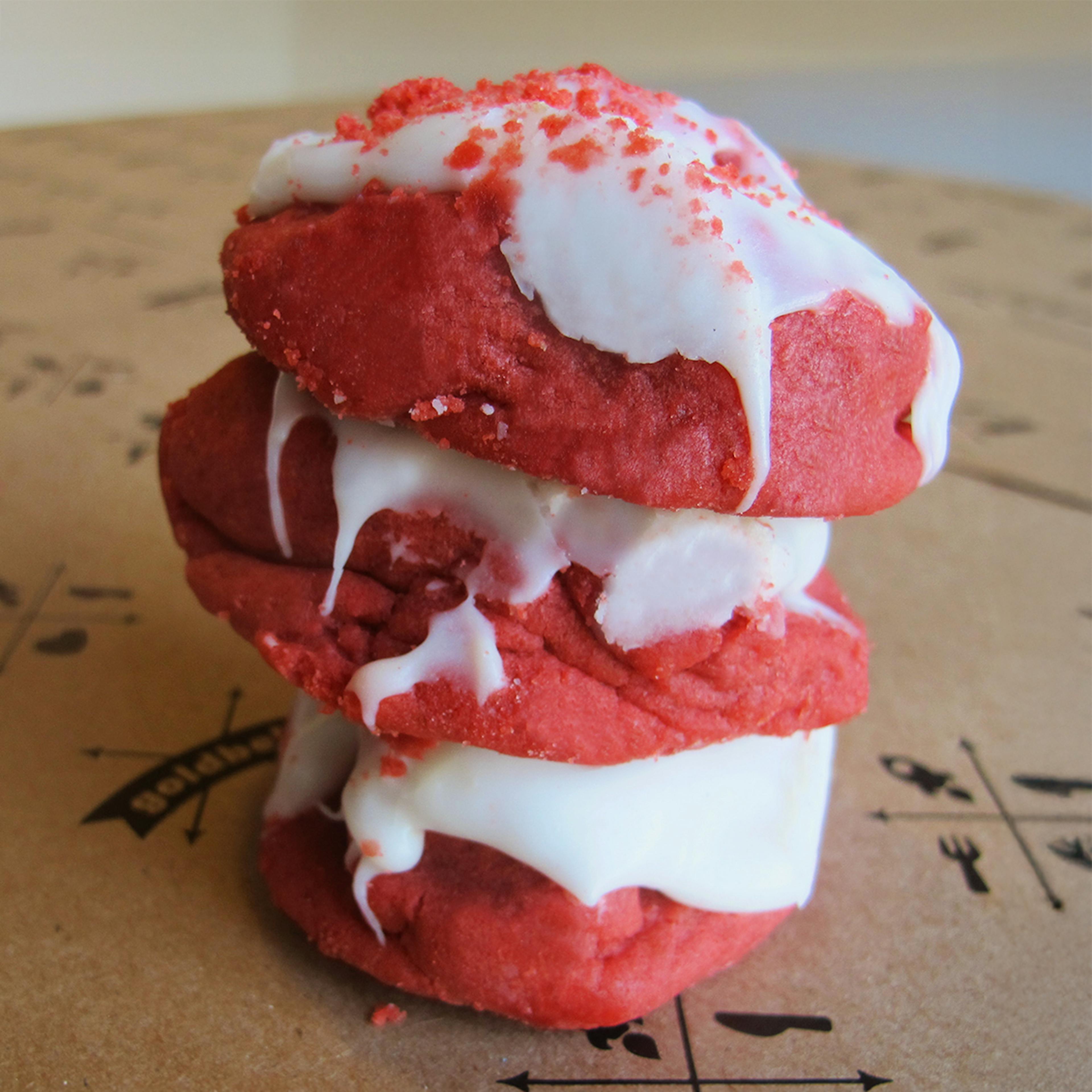Red Velvet Cookies Dozen by Monica's Gourmet Cookies