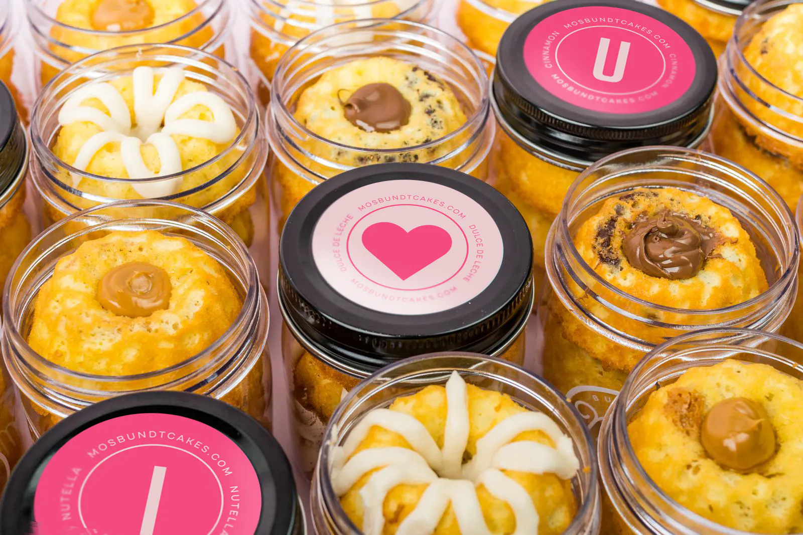 Valentine's Day Cake Jar Gift Box by Mo's Bundt Cakes