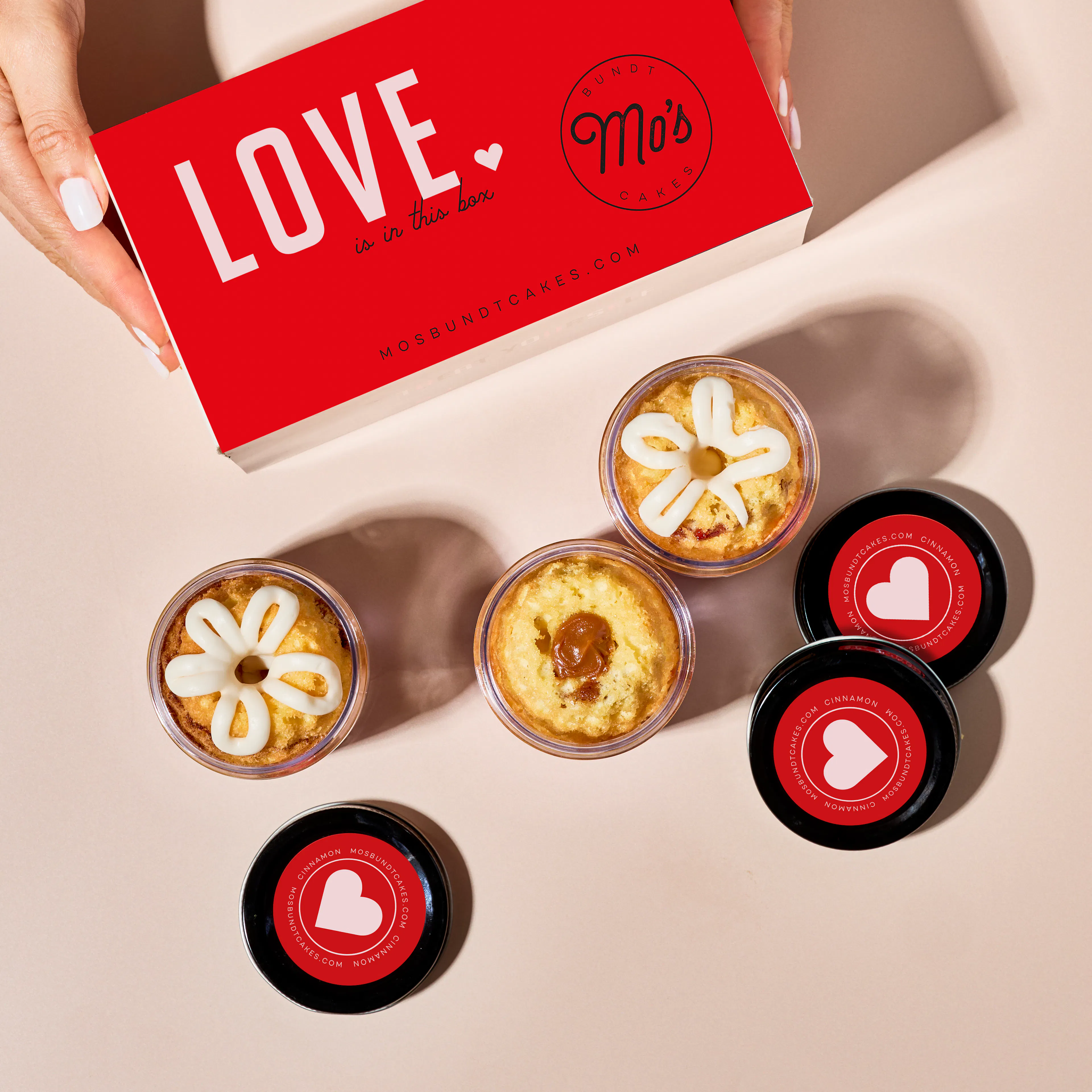 Valentine's Day Cake Jar Gift Box by Mo's Bundt Cakes - Alternate image 3