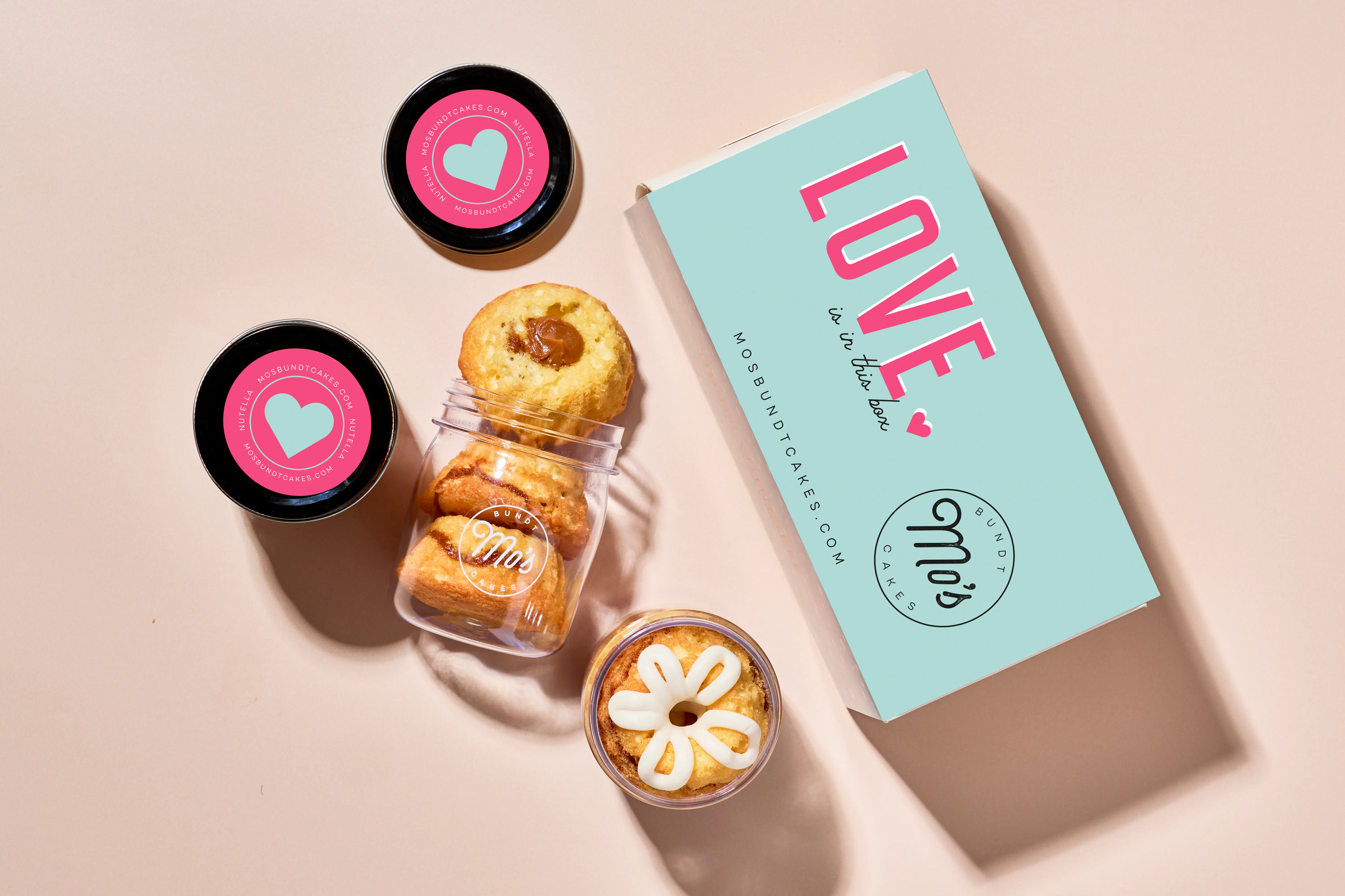 Valentine's Day Cake Jar Gift Box by Mo's Bundt Cakes - Alternate image 2