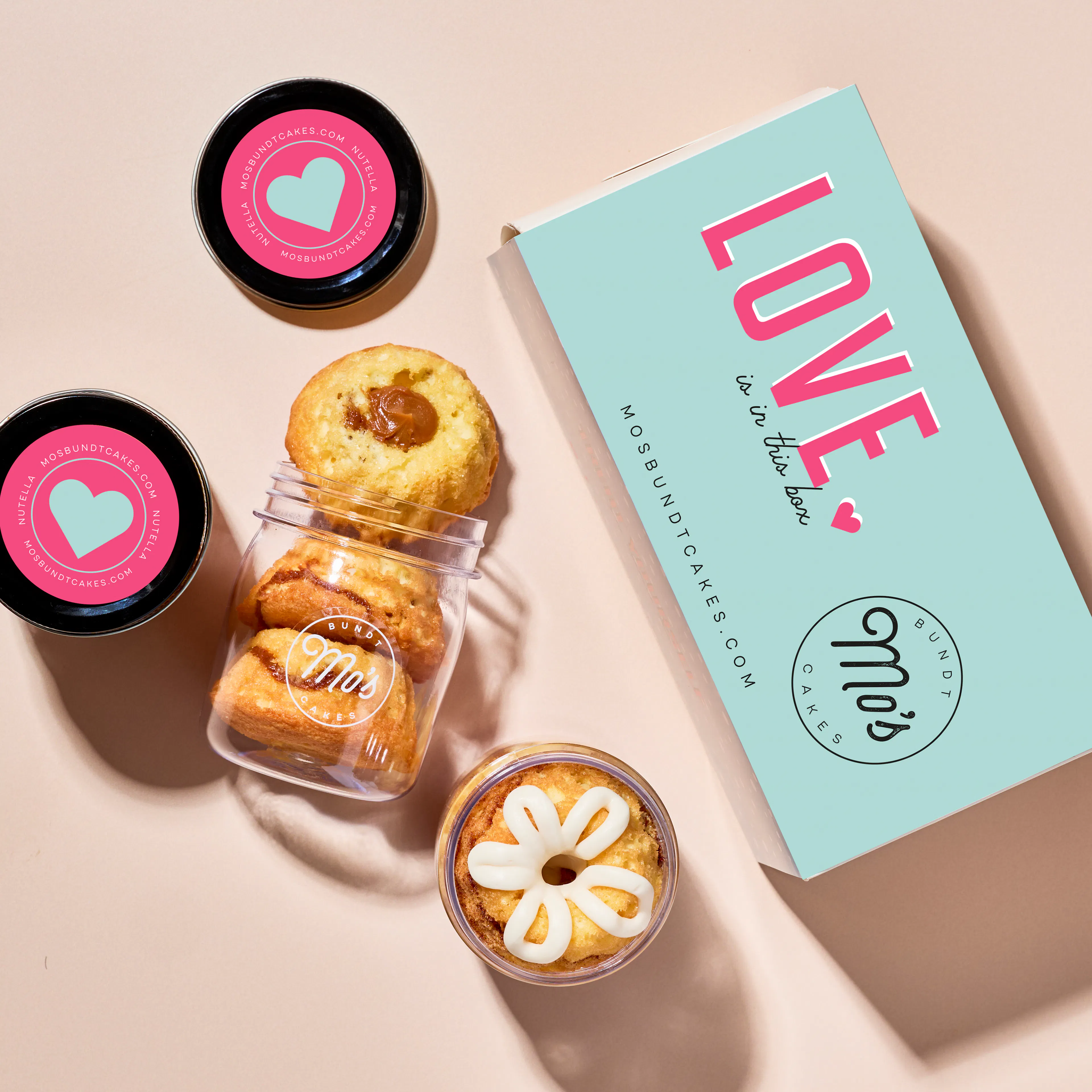 Valentine's Day Cake Jar Gift Box by Mo's Bundt Cakes - Alternate image 2