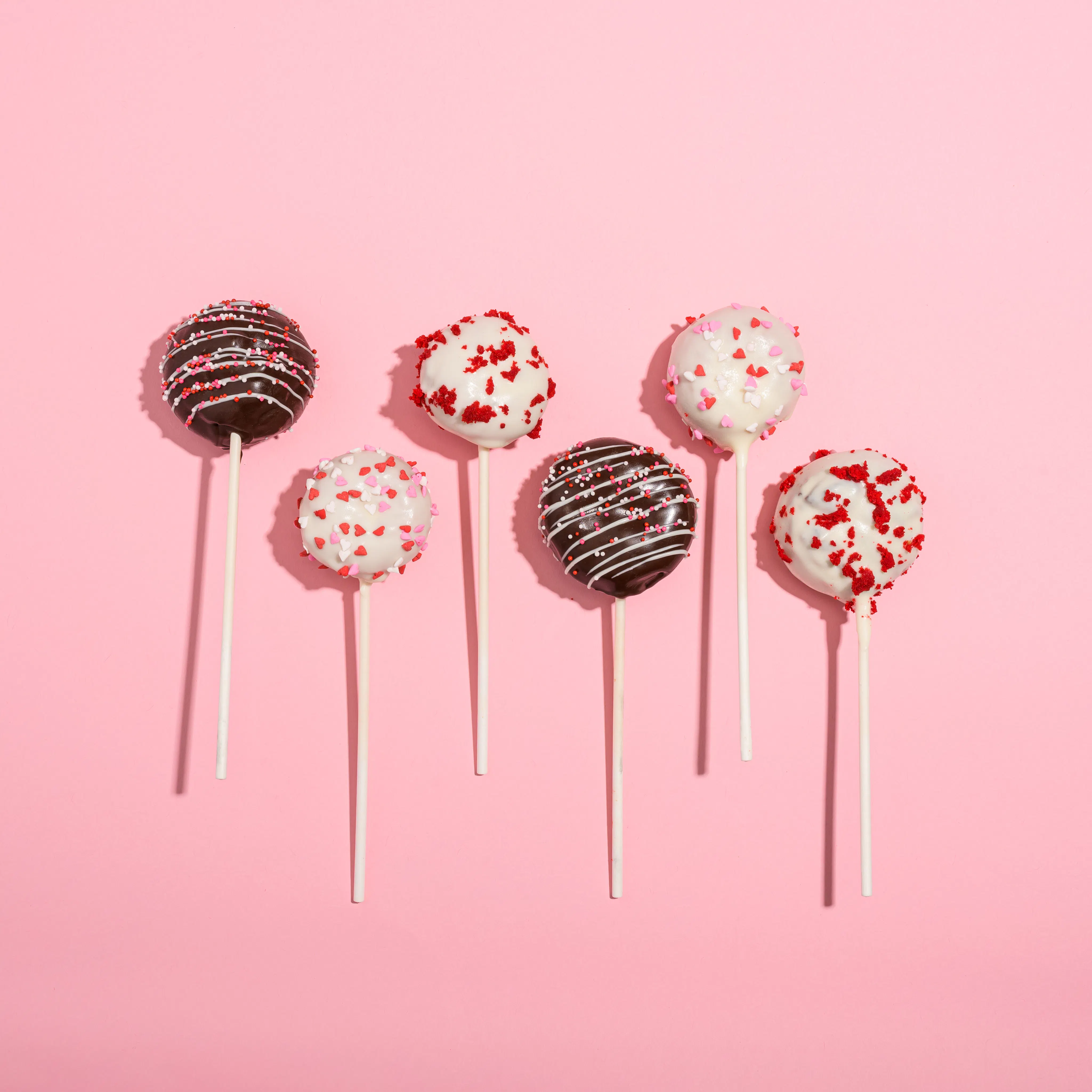 Valentine's Day Doughnut Cake Pops by Blackbird Doughnuts