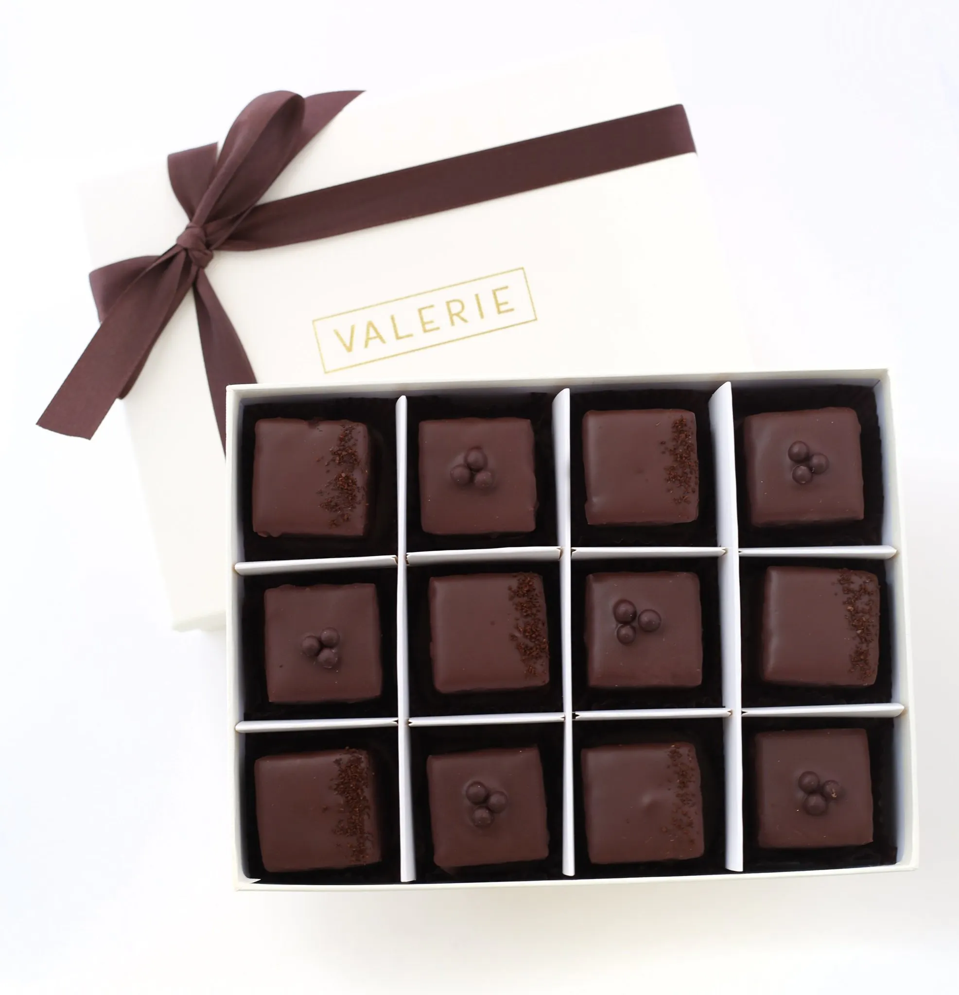 Chocolate + Espresso Petits Fours - 12 Pack by Valerie Confections