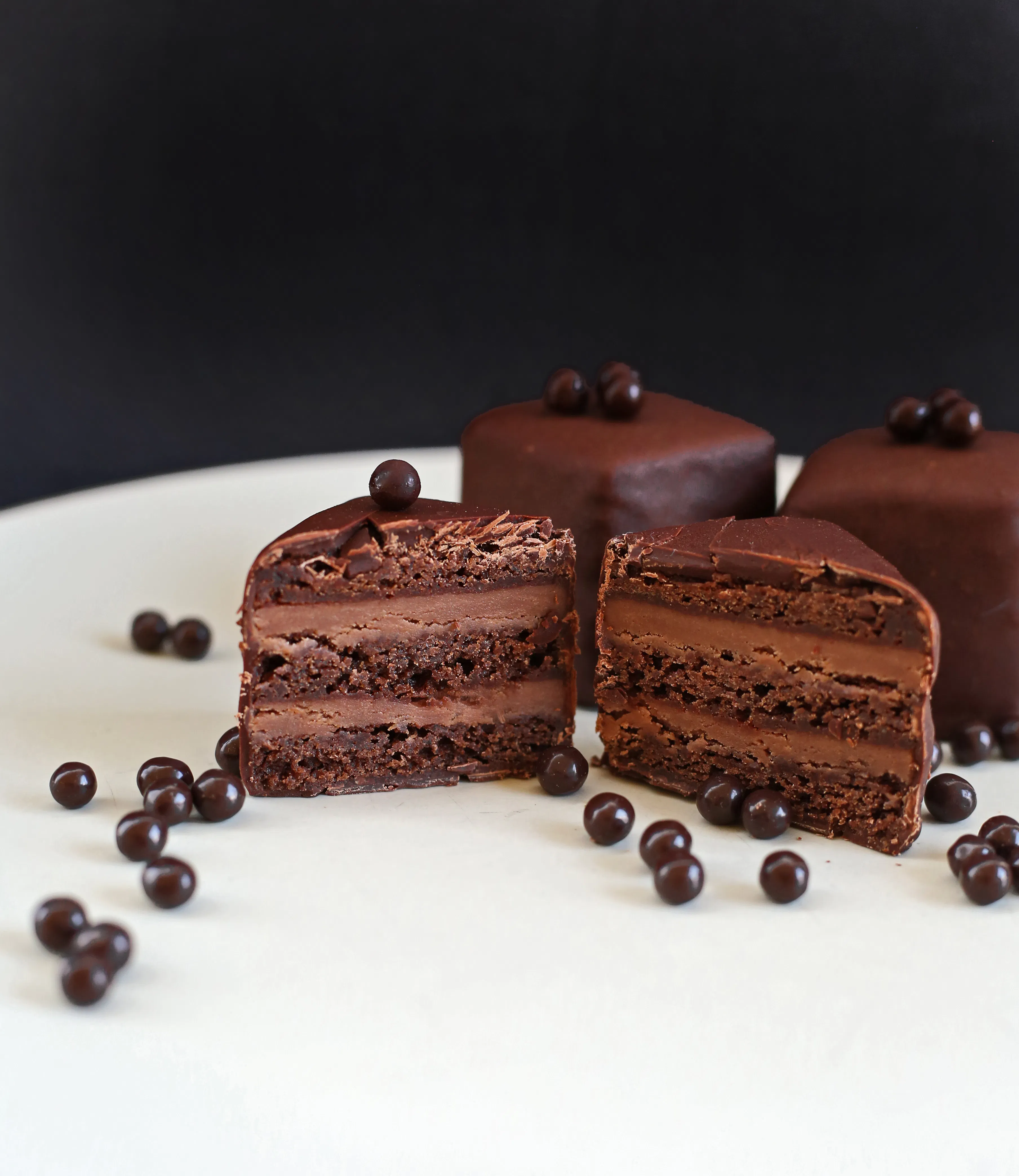 Chocolate + Espresso Petits Fours - 12 Pack by Valerie Confections - Alternate image 1