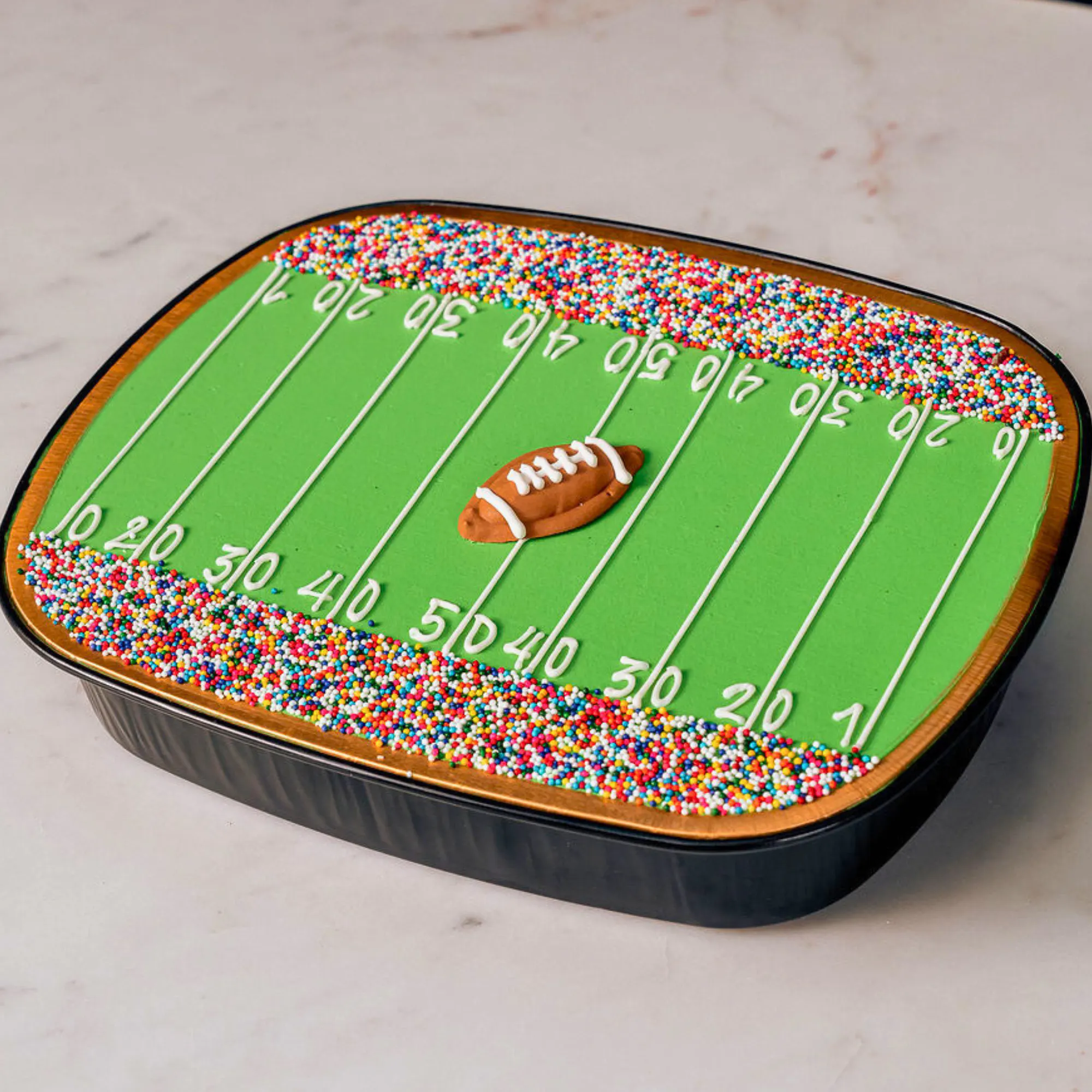Game Day Football Field Brownie Tray by The Goddess and Grocer