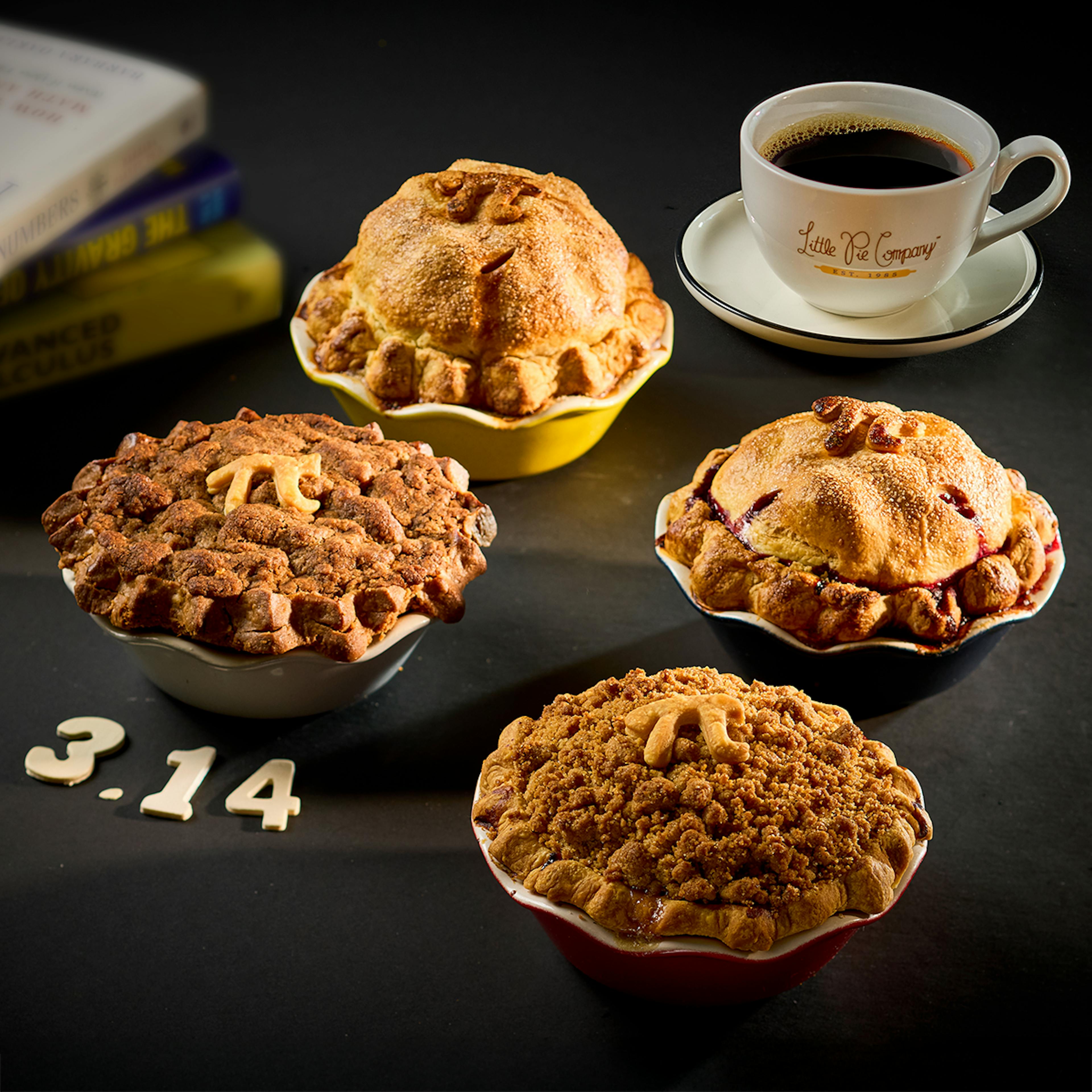 Pi Day Apple Pie Sampler - 4 Pack by Little Pie Company