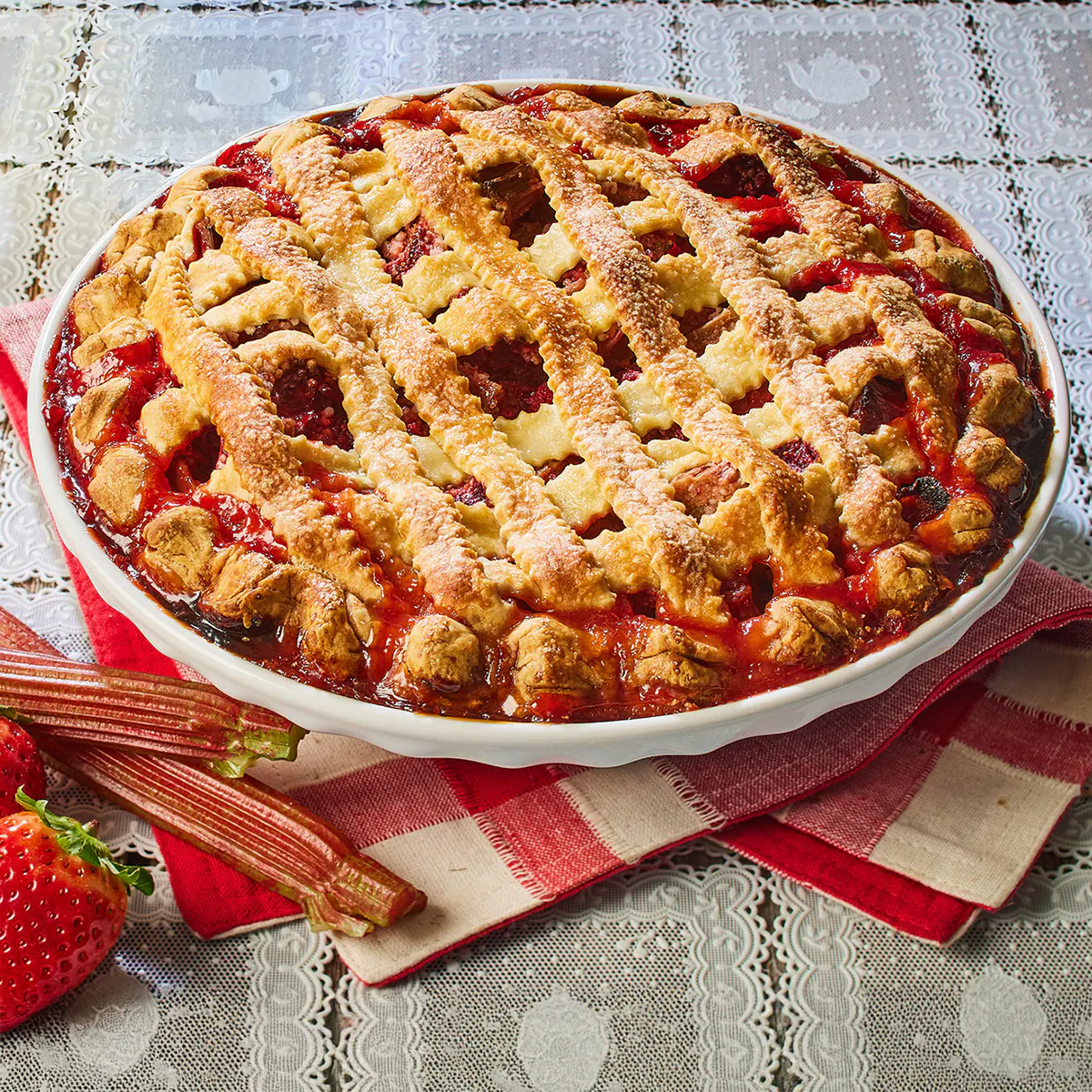 Strawberry Rhubarb Pie by Little Pie Company - Alternate image 1
