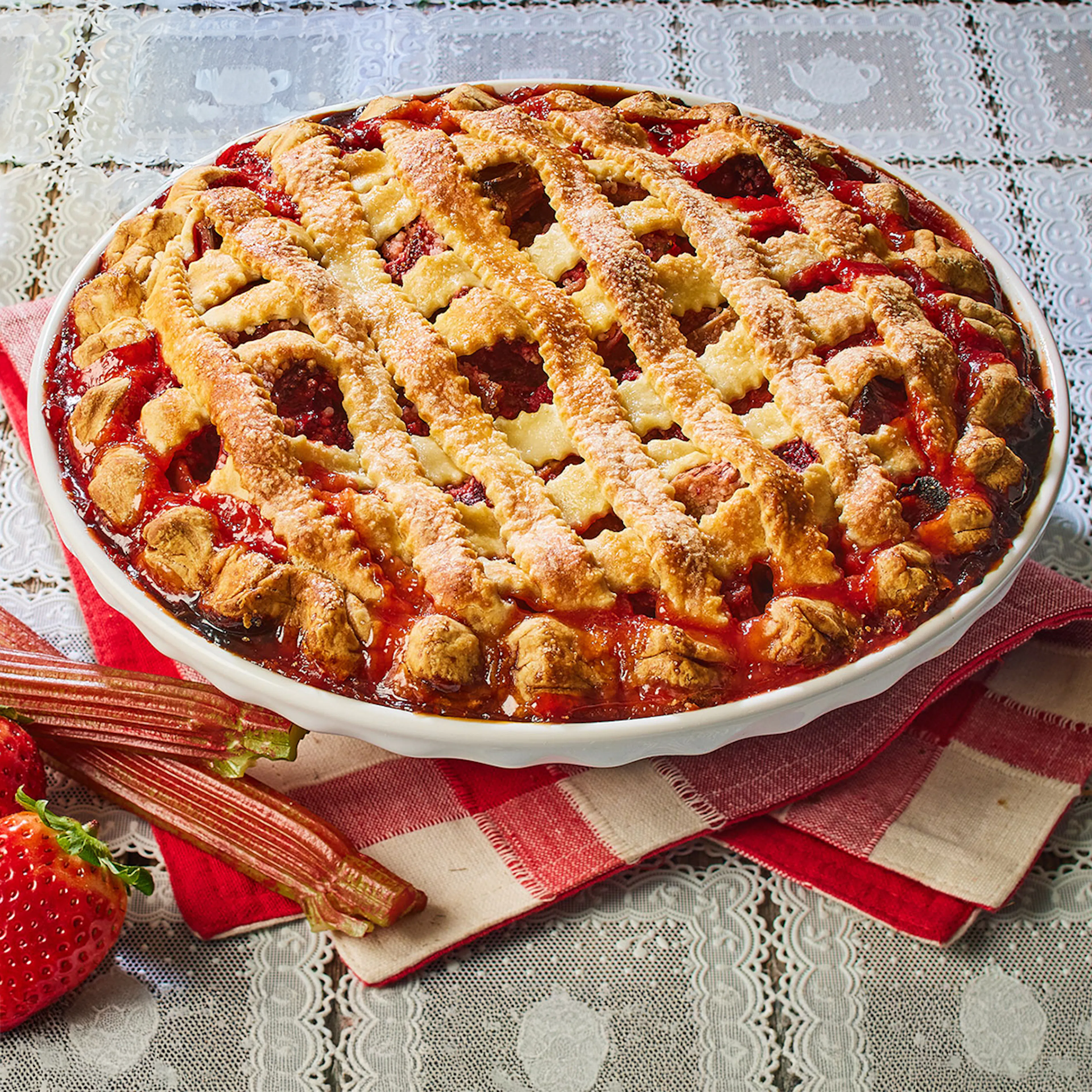 Strawberry Rhubarb Pie by Little Pie Company - Alternate image 1