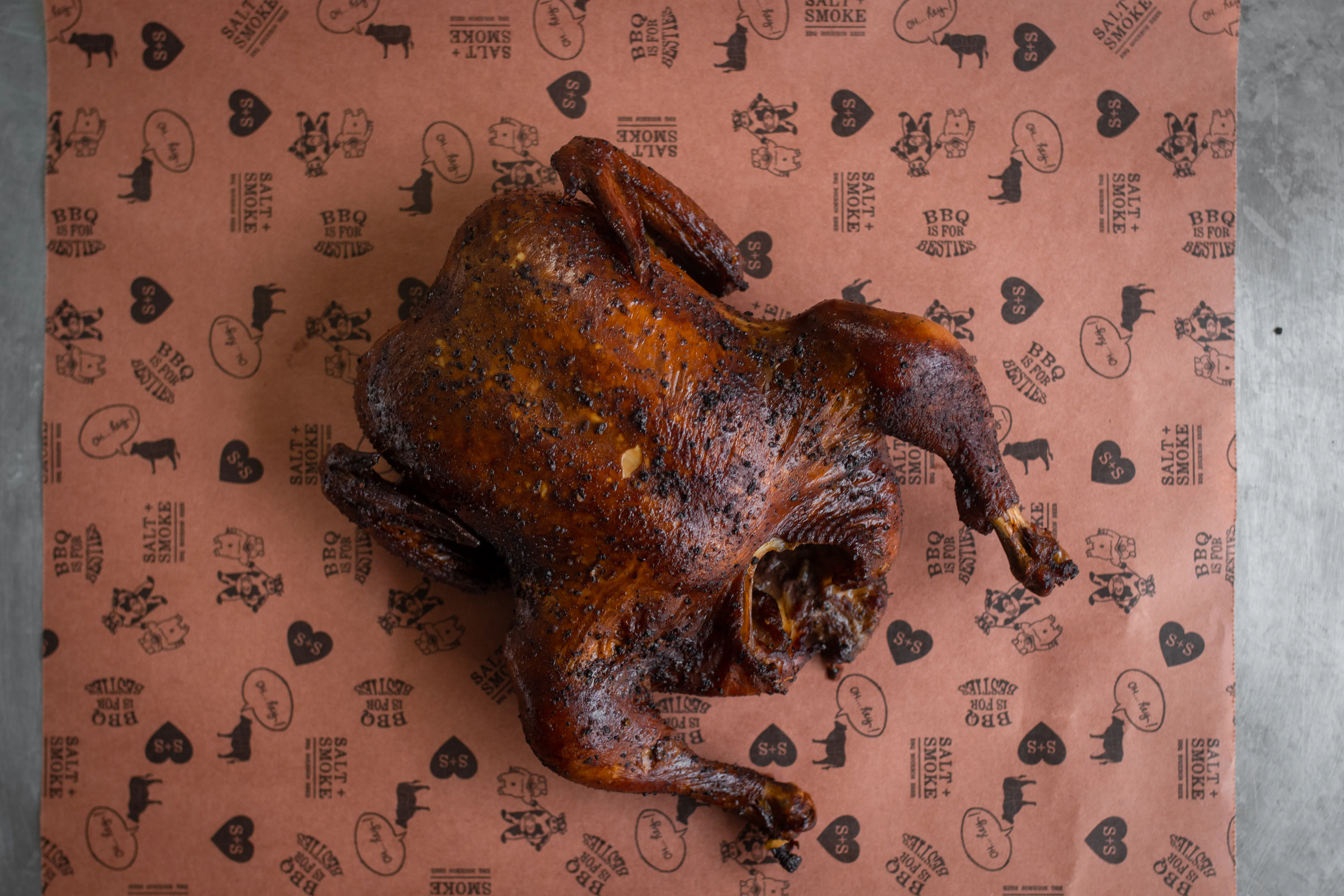Smoked Whole Amish Chicken by Salt + Smoke BBQ