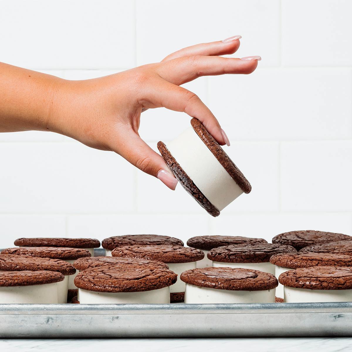 Choose Your Own Ice Cream Sandwich - 16 Pack by Nye's Cream Sandwiches - Alternate image 2