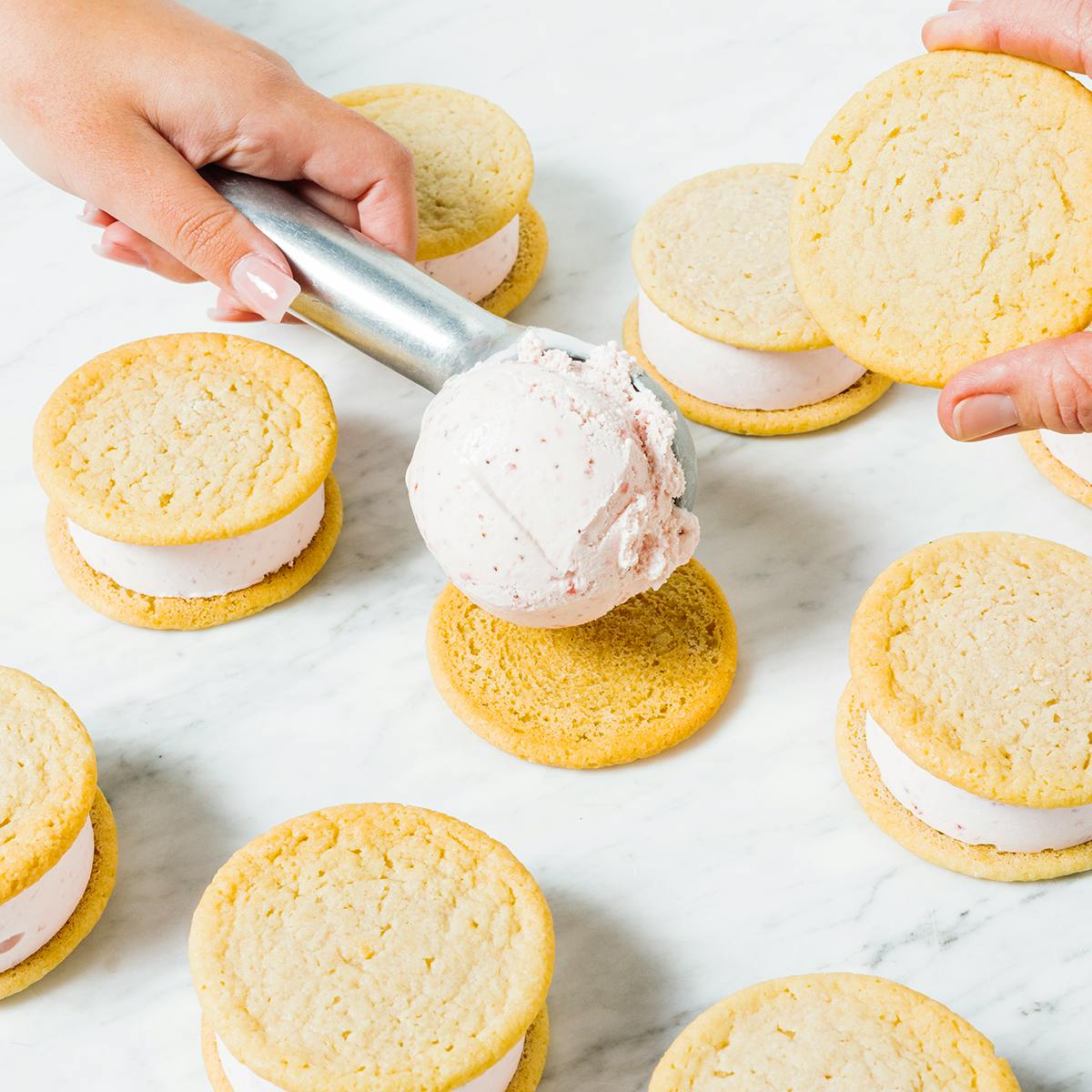 Best Sellers Ice Cream Sandwiches - 8 Pack by Nye's Cream Sandwiches - Alternate image 2