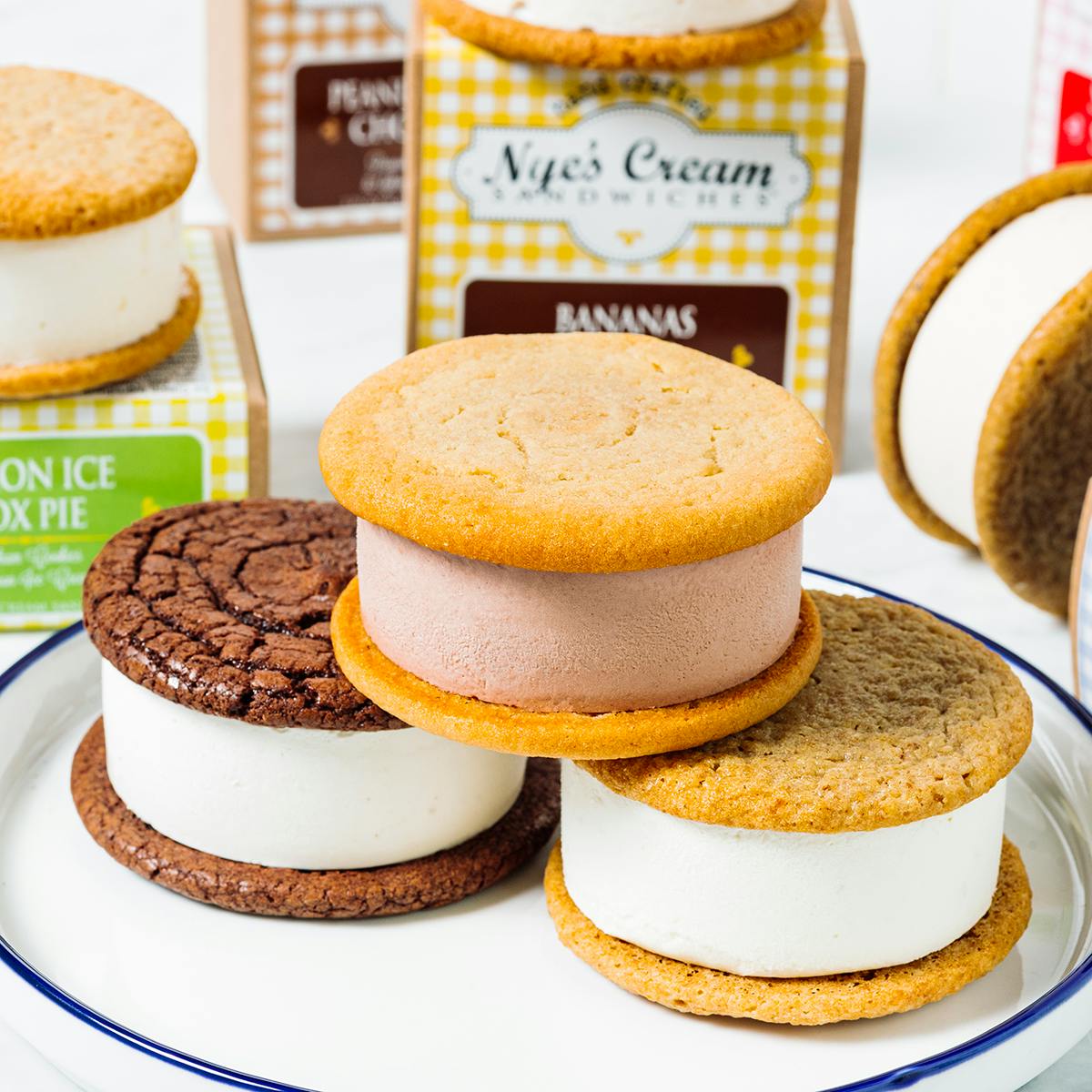 Best Sellers Ice Cream Sandwiches - 8 Pack by Nye's Cream Sandwiches