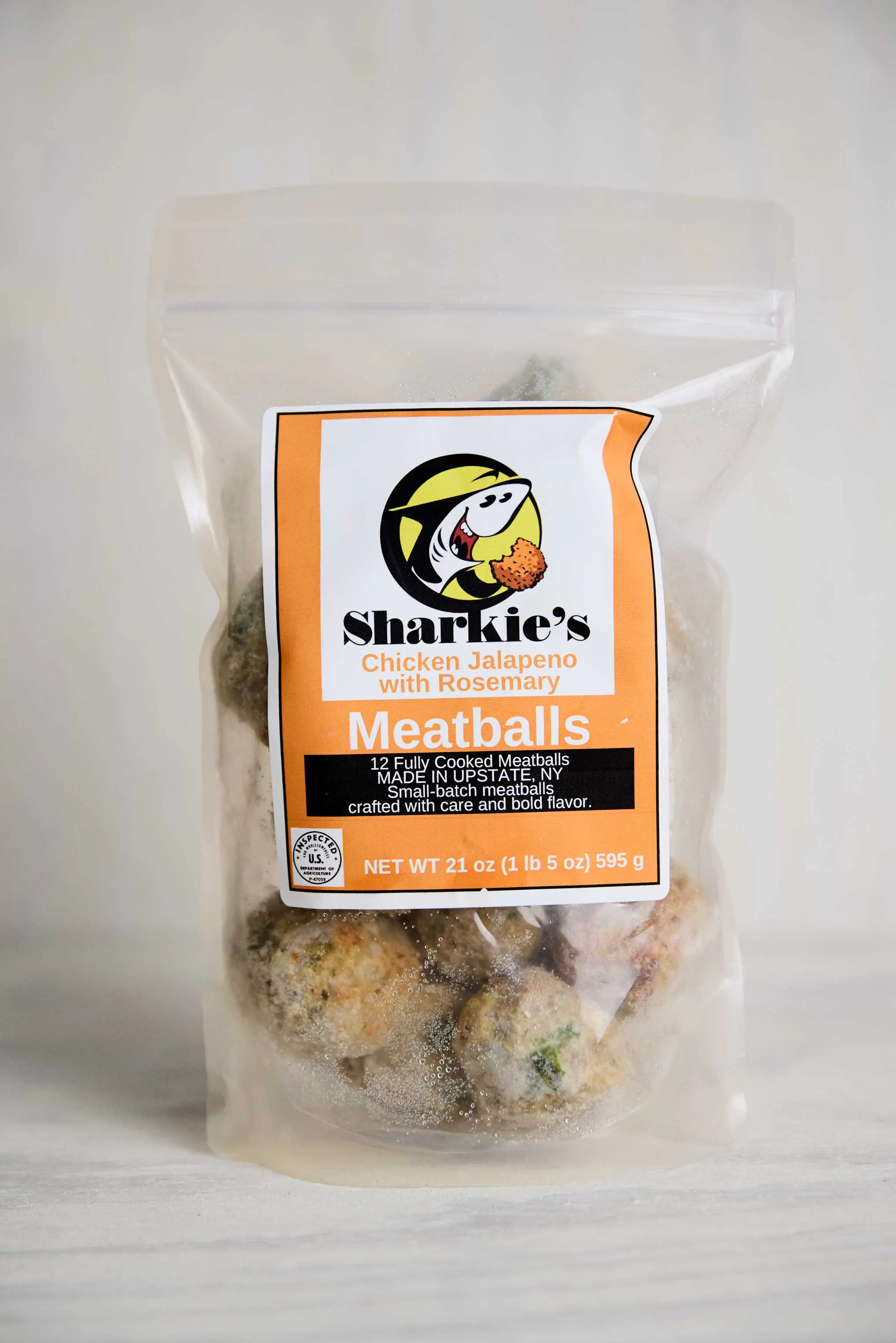 Jalapeño Chicken Meatballs with Rosemary - 3 Pack by Sharkie's Meatballs