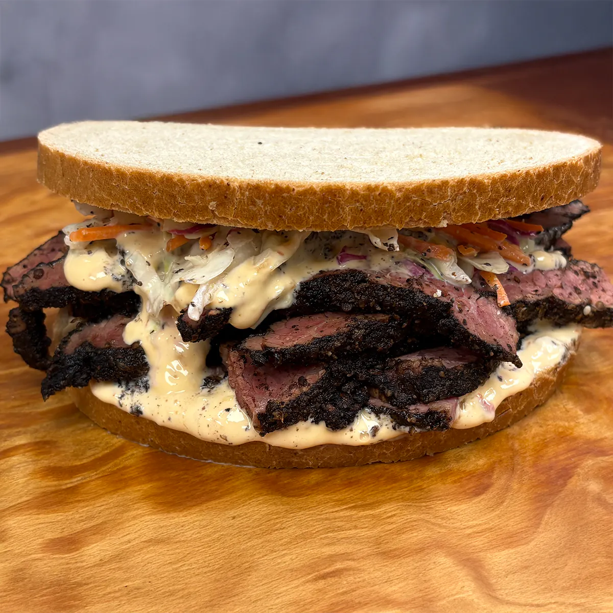 Thick Cut Pastrami Sandwich Kit for 4 by South Jersey Smoke House