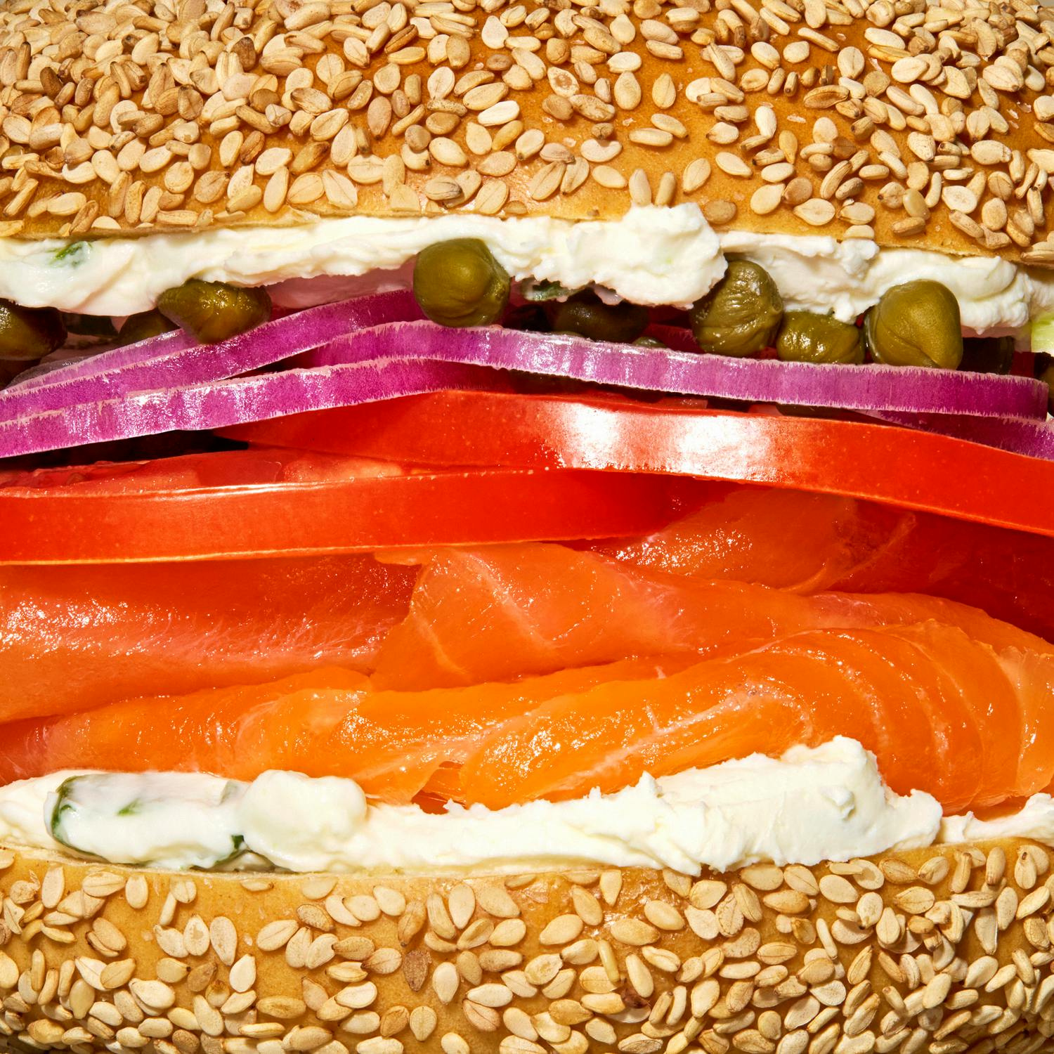 Bagels, Cream Cheese & Nova Scotia Salmon - Half Dozen by H&H Bagels - Alternate image 2