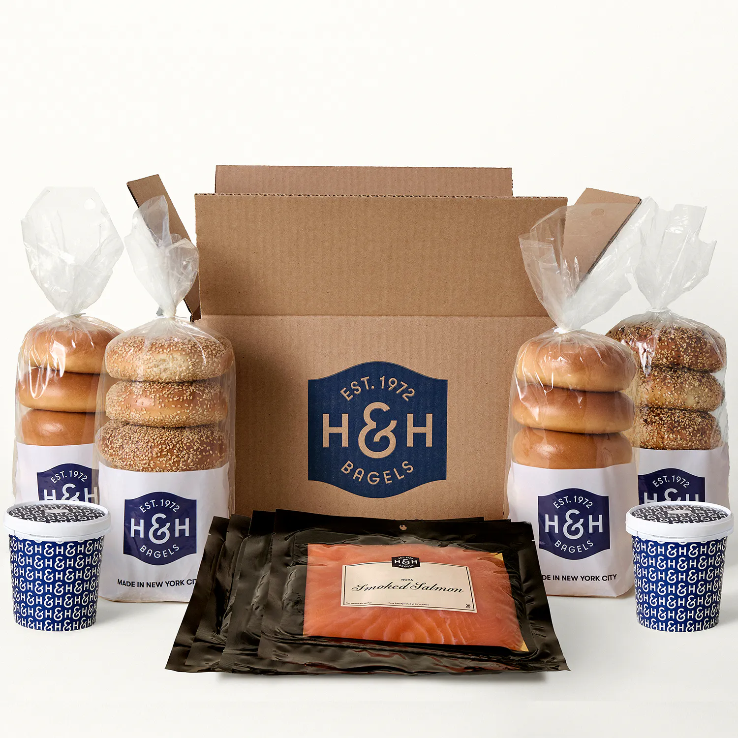 Bagels, Cream Cheese & Nova Scotia Salmon - Two Dozen by H&H Bagels - Alternate image 4