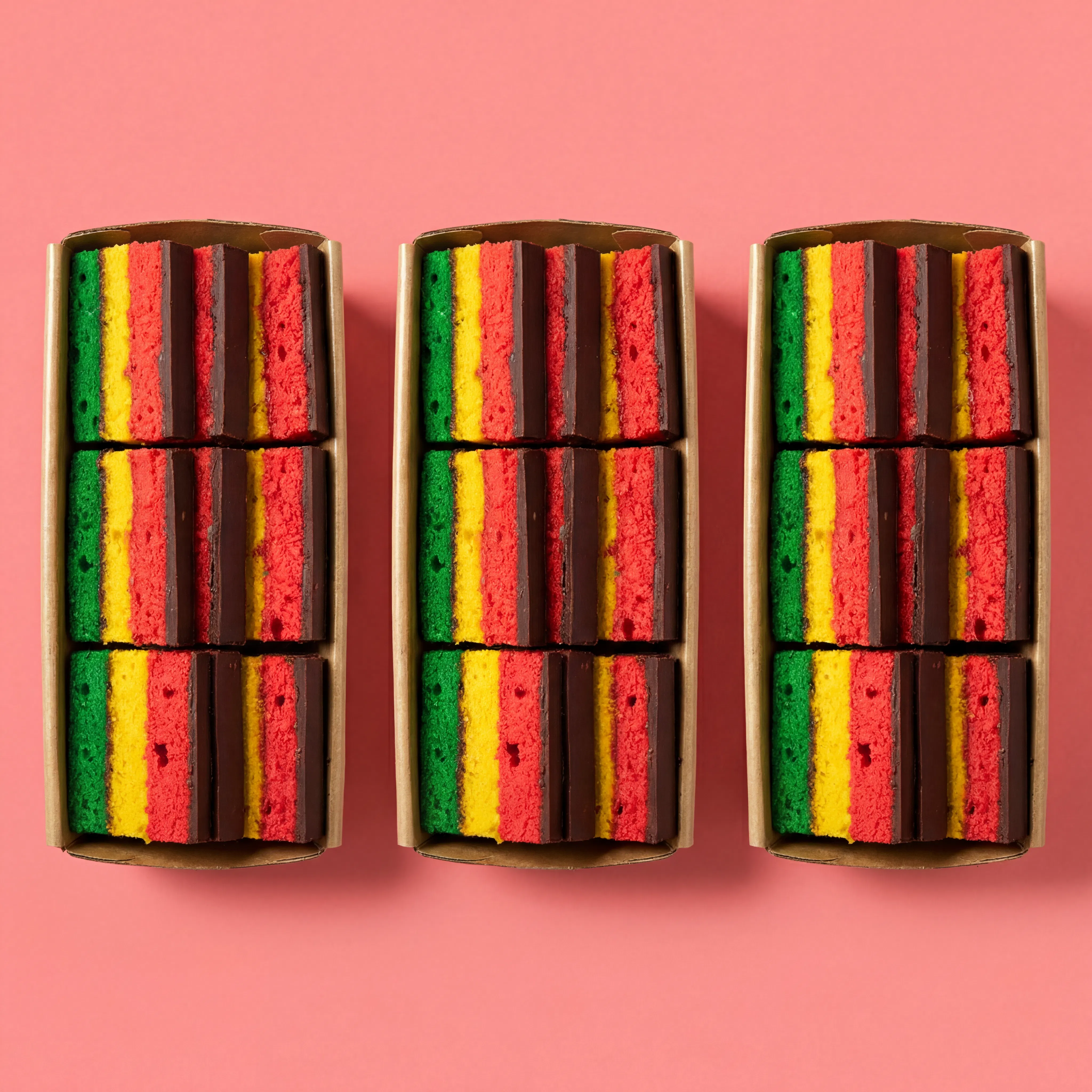 Italian Rainbow Cookies - 18 pcs. by Artuso Pastry Shop - Alternate image 1