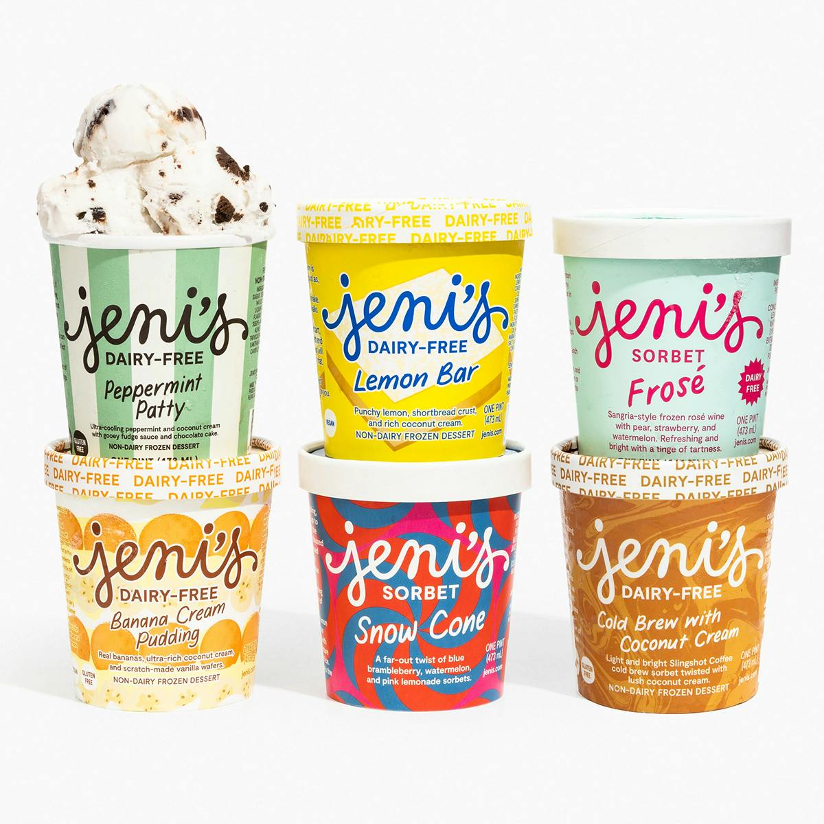 Dairy-Free Ice Cream Collection - 6 Pints by Jeni's Splendid Ice Creams