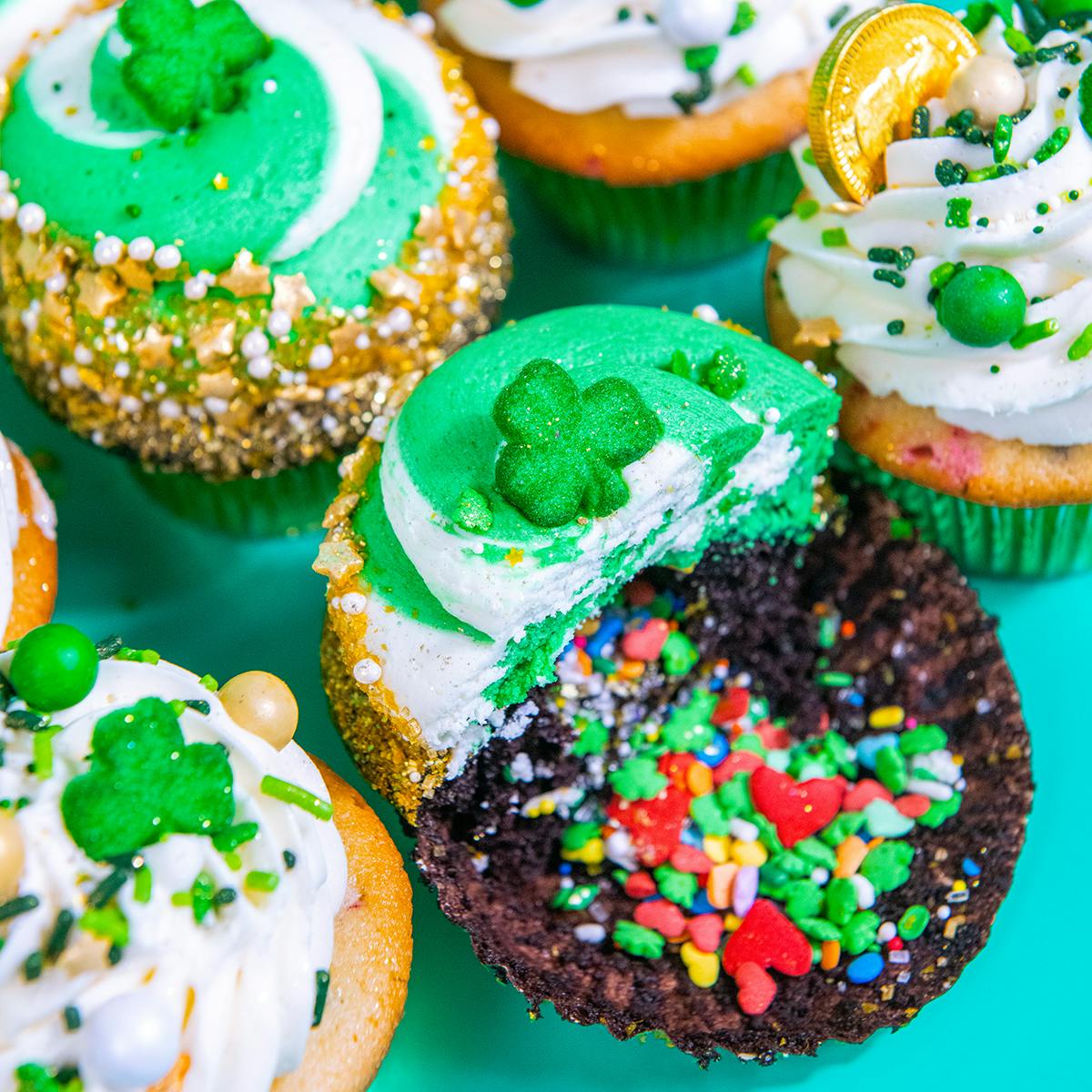 "Lucky You!" St. Patrick's Day Cupcakes - 12 Pack by Trophy Cupcakes - Alternate image 1