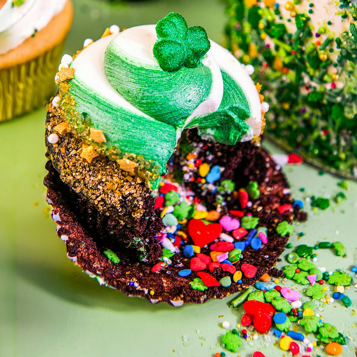 "Lucky You!" St. Patrick's Day Cupcakes - 12 Pack by Trophy Cupcakes - Alternate image 2