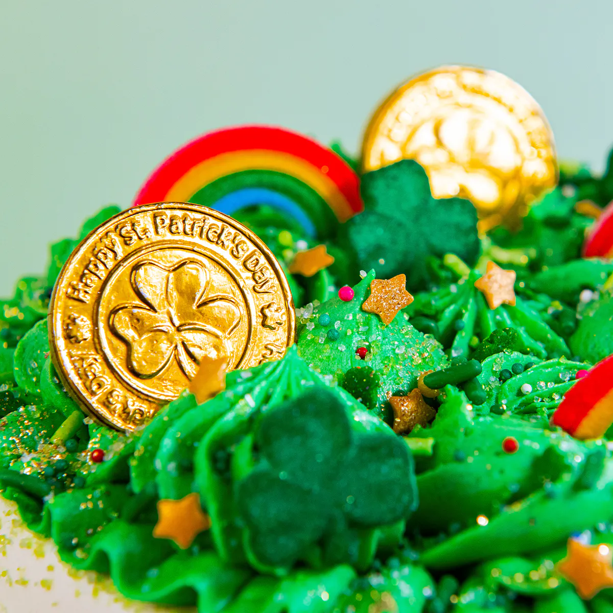 St. Patrick's Day Lucky Charm Surprise Cake by Trophy Cupcakes - Alternate image 1