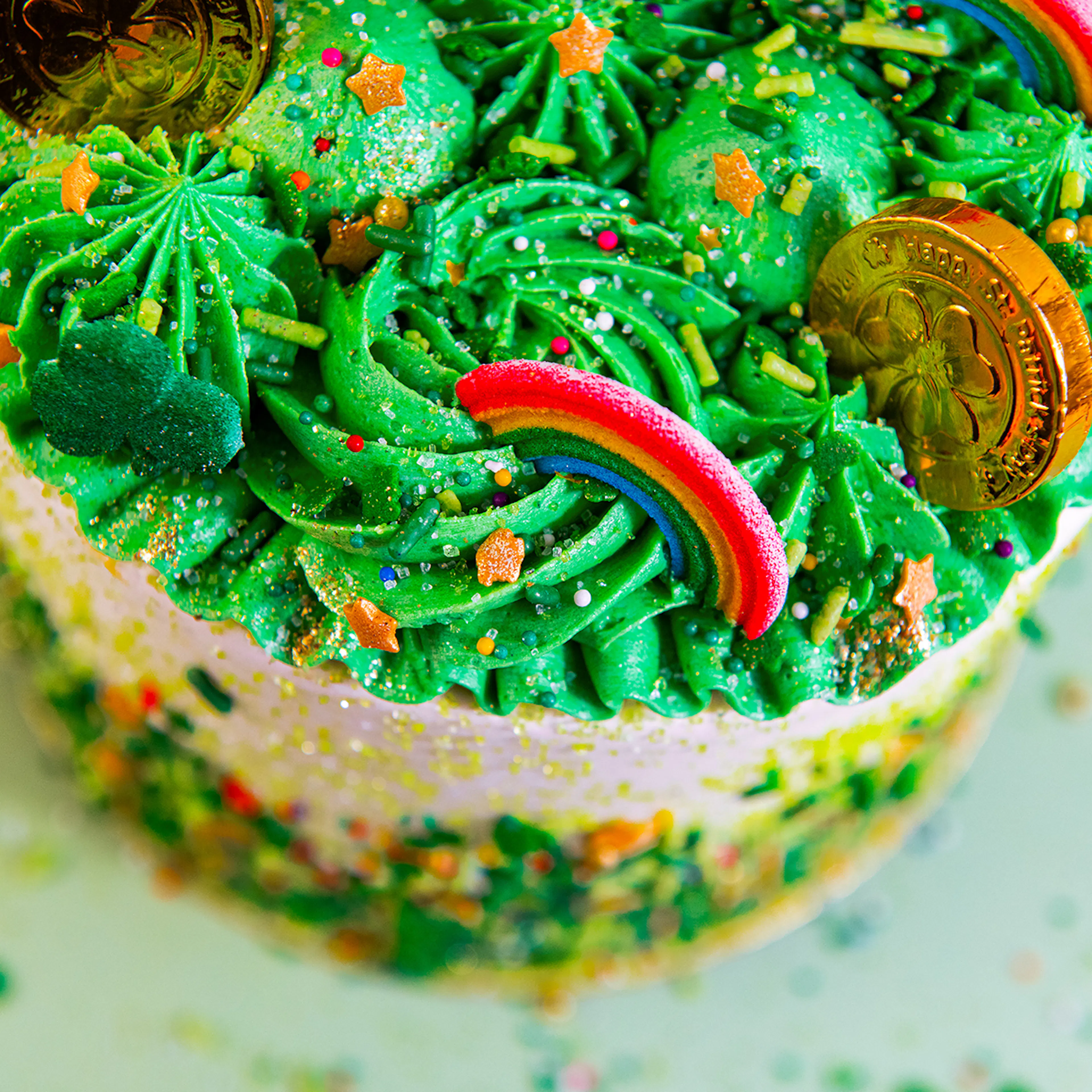 St. Patrick's Day Lucky Charm Surprise Cake by Trophy Cupcakes - Alternate image 3