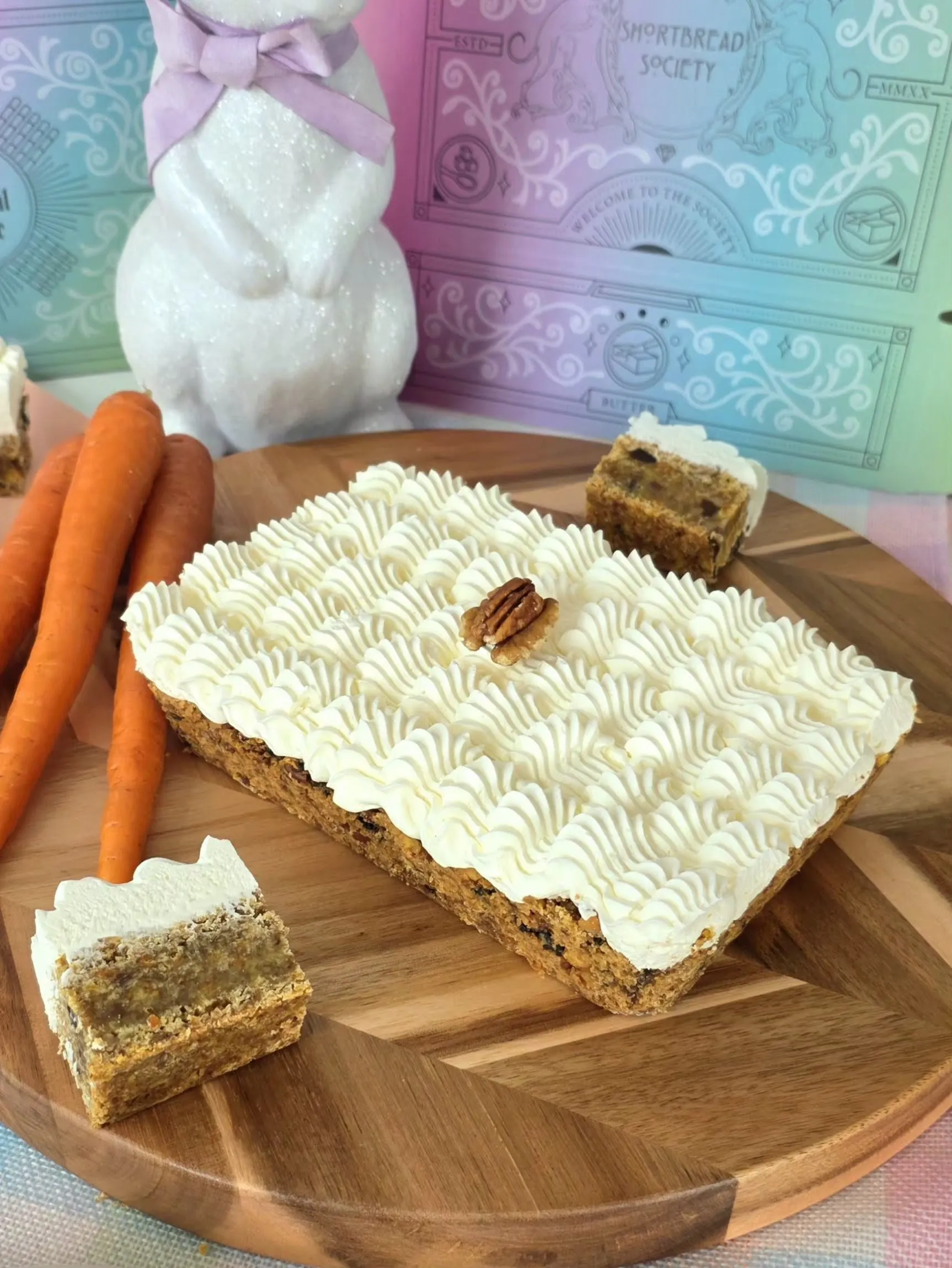 Carrot Cake Buttercream Shortbread Tray by Shortbread Society - Alternate image 3