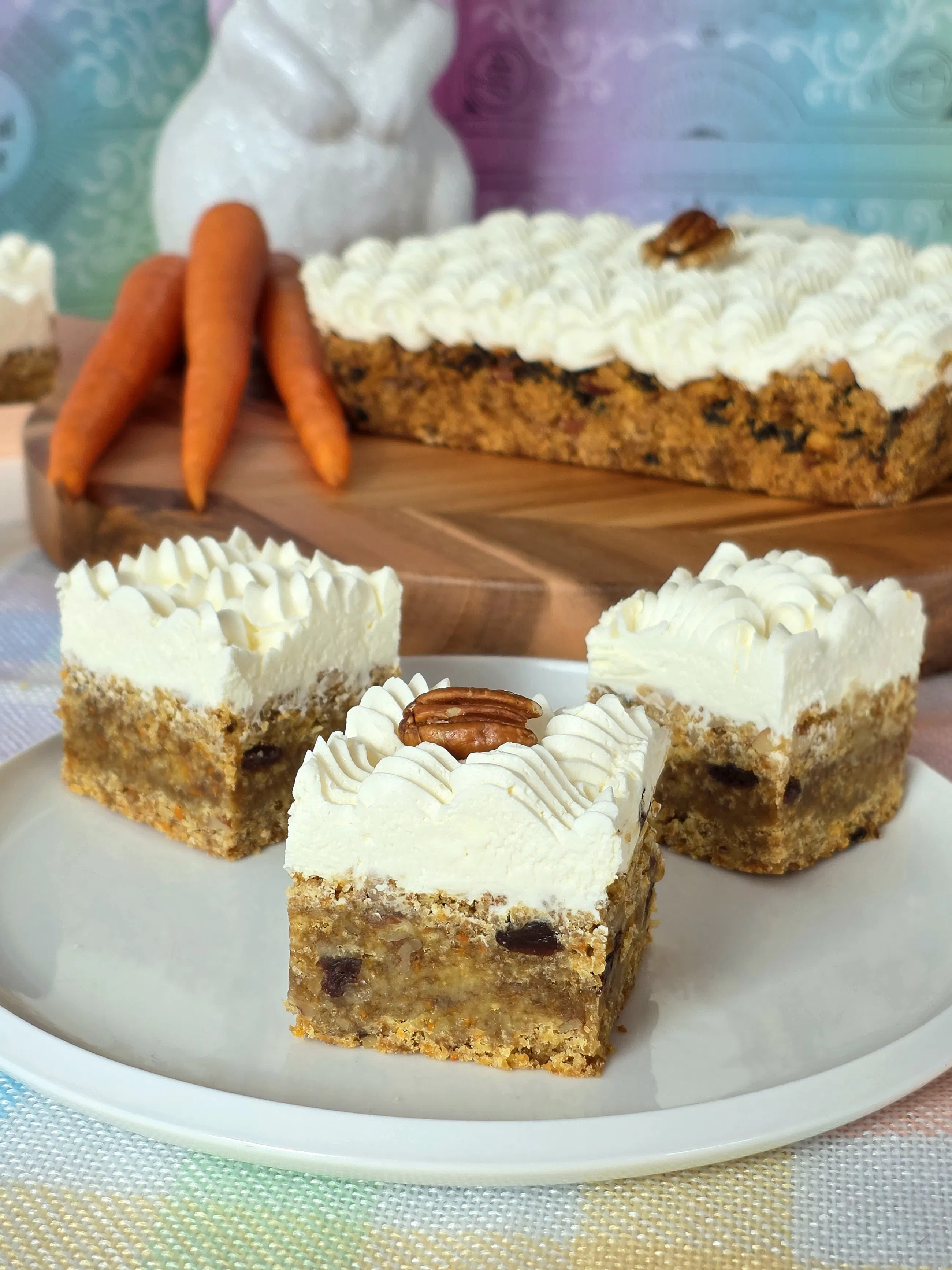 Carrot Cake Buttercream Shortbread Tray by Shortbread Society