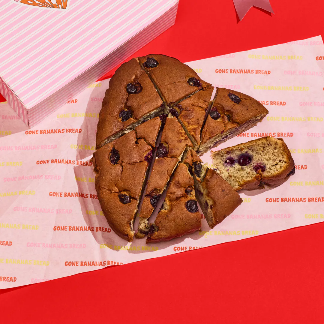 Mother's Day "Bluenana" Blueberry Banana Bread by Gone Bananas Bread