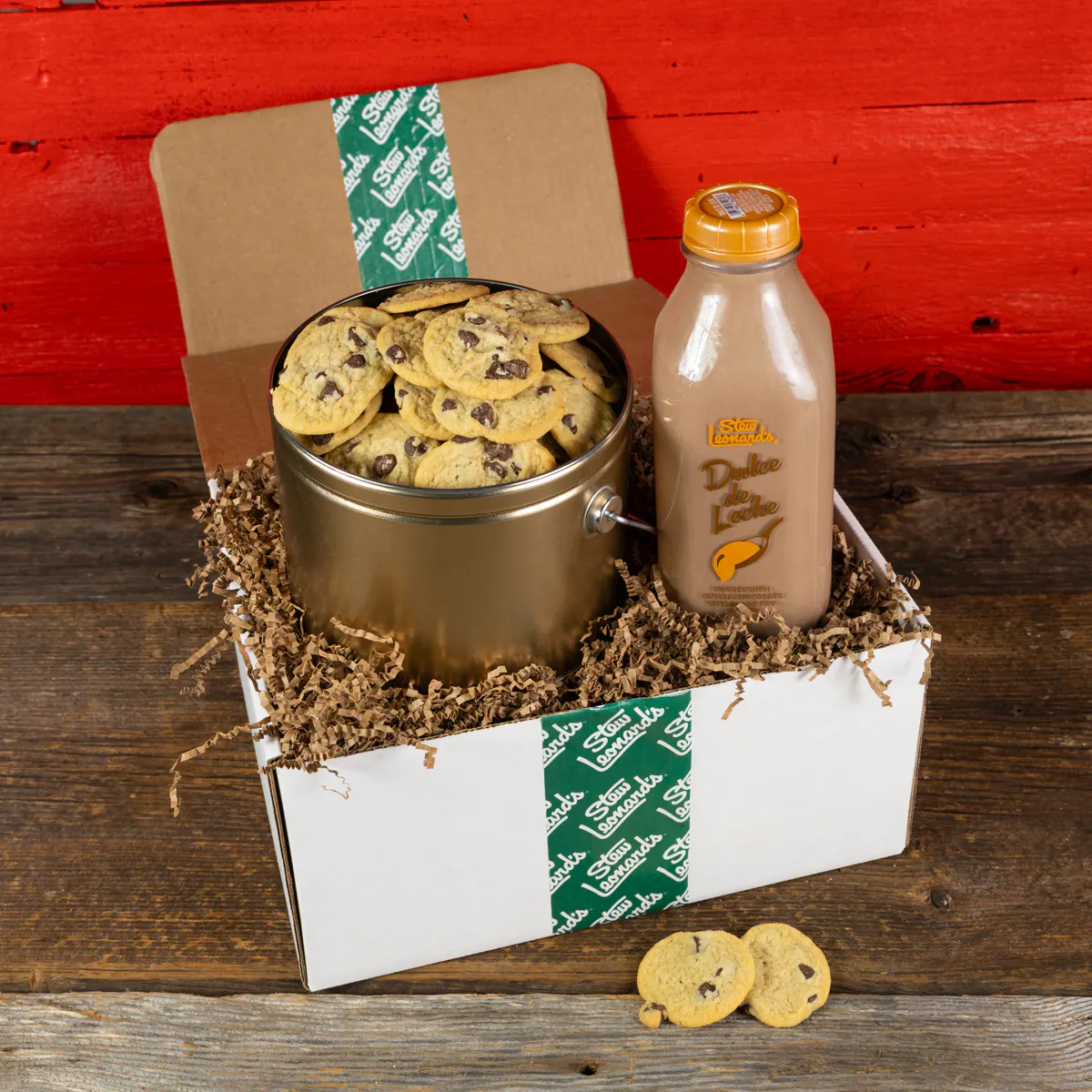 Stew's Dulce de Leche Milk + Cookie Tin by Stew Leonard's - Alternate image 1