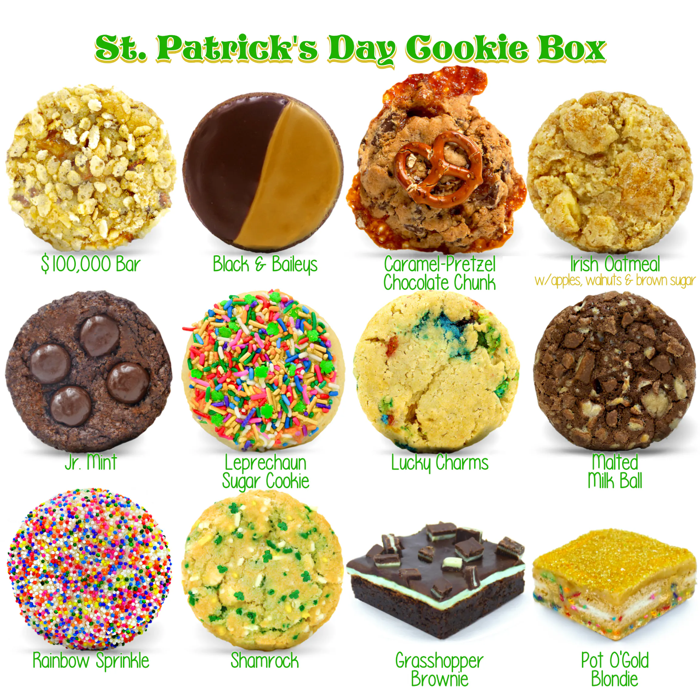 St Patrick's Day Cookie Box - 12 Pack by Cookie Good - Alternate image 13