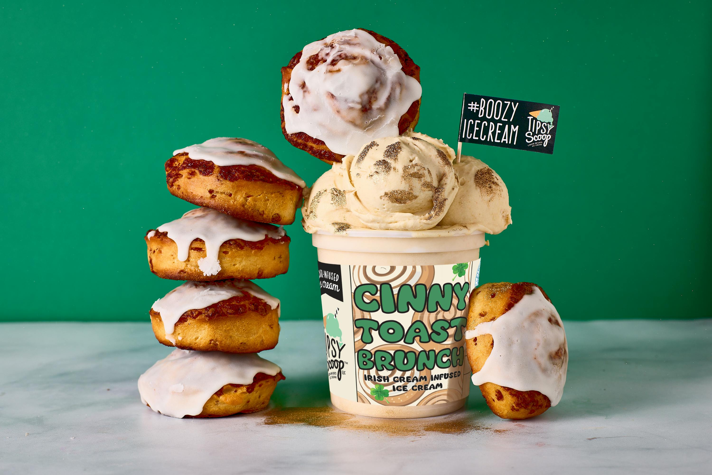 St Patrick's Day Boozy Ice Cream - 4 Pints by Tipsy Scoop Boozy Ice Cream - Alternate image 3