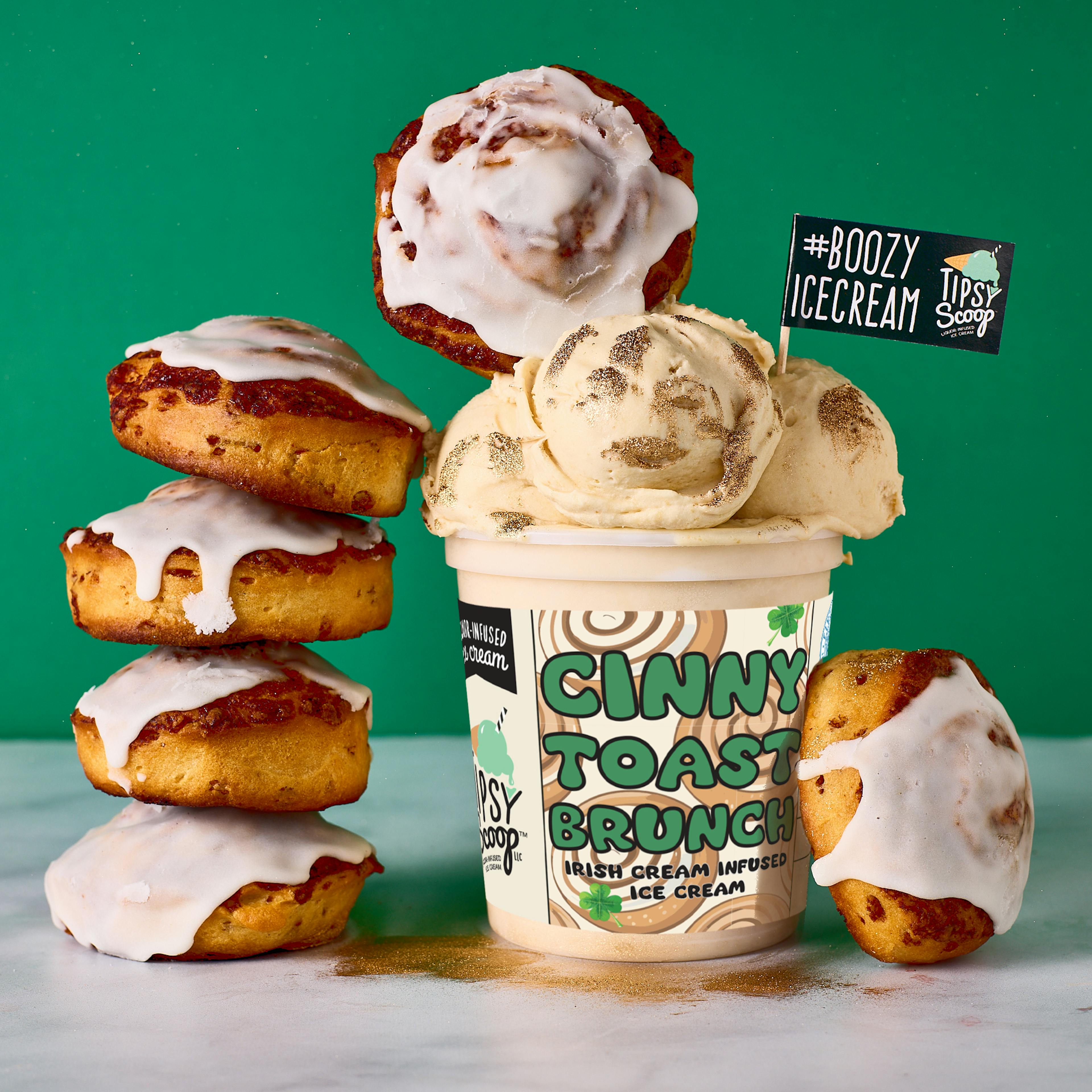 St Patrick's Day Boozy Ice Cream - 4 Pints by Tipsy Scoop Boozy Ice Cream - Alternate image 3