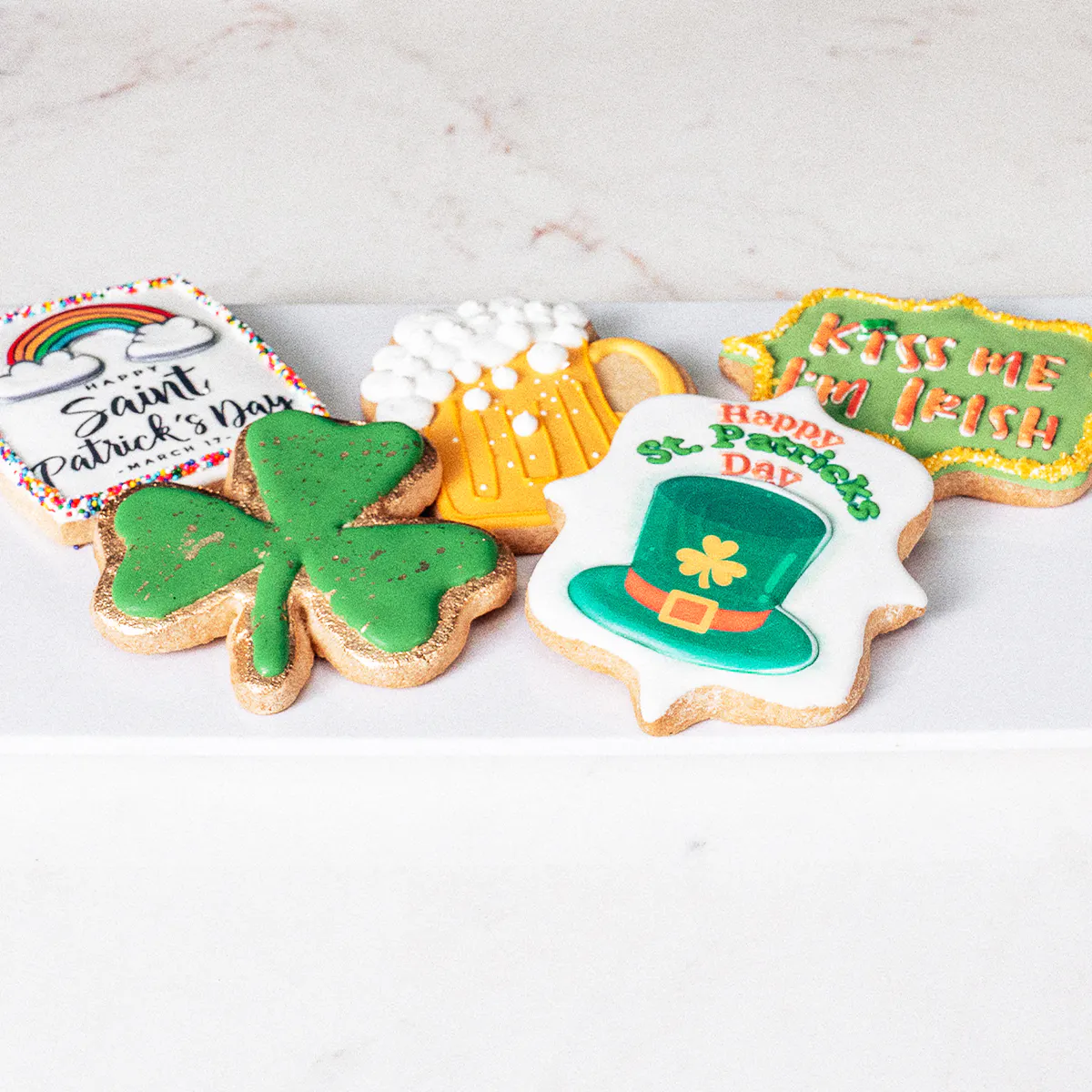 St. Patrick's Day Decorated Shortbread Cookies by The Goddess and Grocer - Alternate image 1