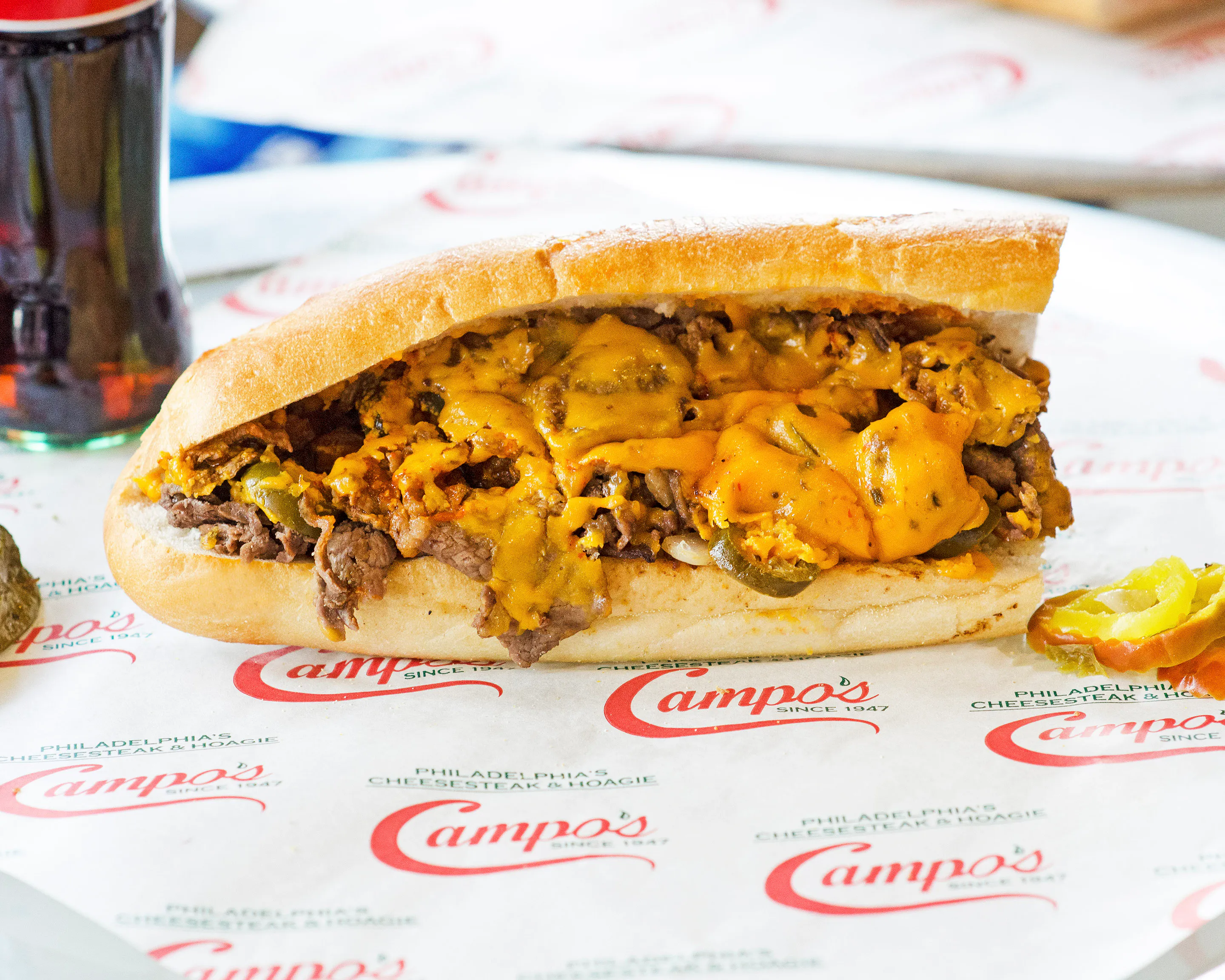 "The Heater" Spicy Philly Cheesesteaks - 4 Pack by Campo's Philly Cheesesteaks