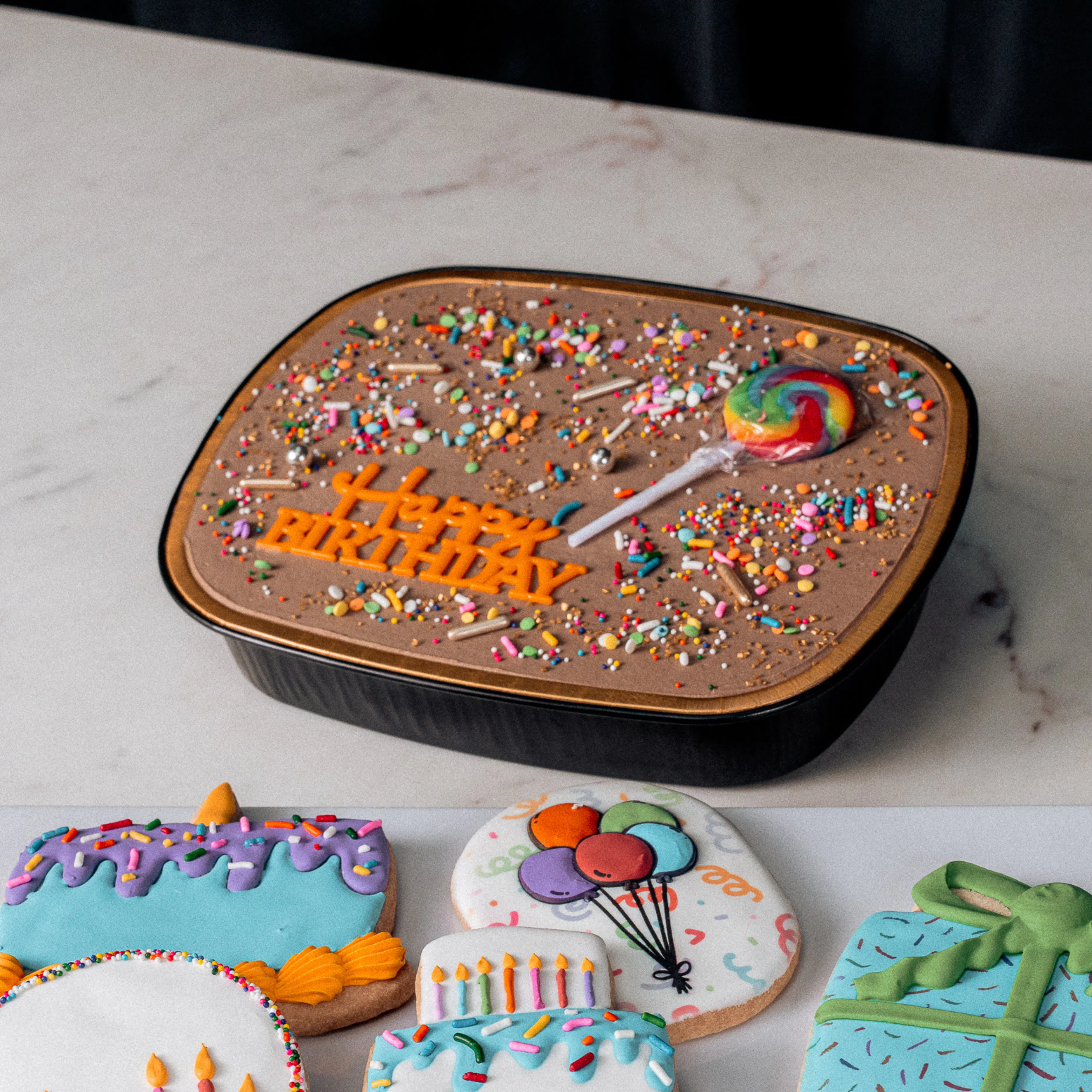"Happy Birthday" Brownie Tray by The Goddess and Grocer - Alternate image 2