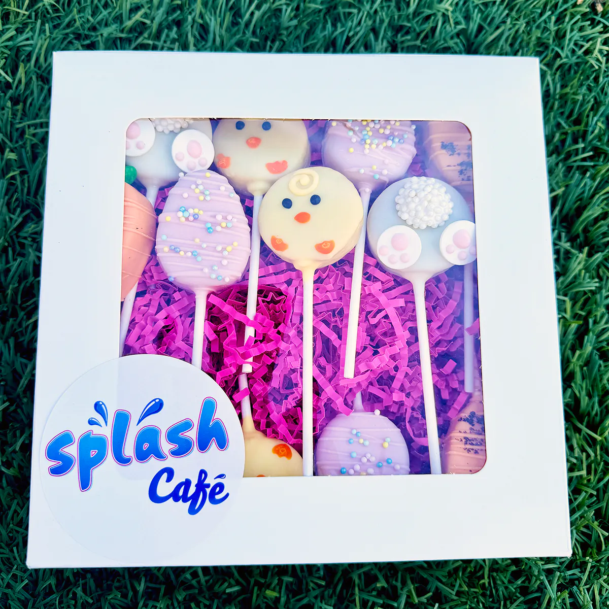 Easter Cake Pops - 12 Pack by Splash Cafe - Alternate image 1